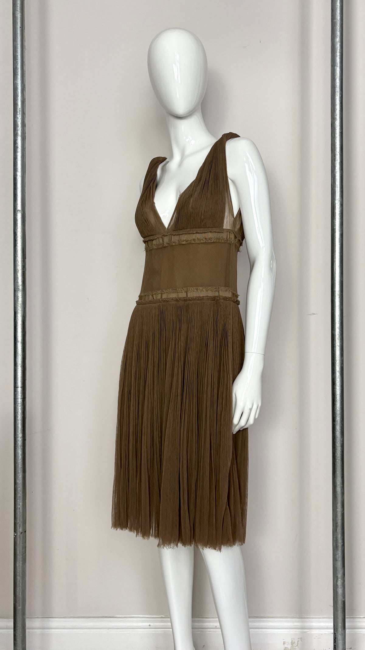 Lanvin S/S 2005 by Alber Elbaz grecian gathered dress