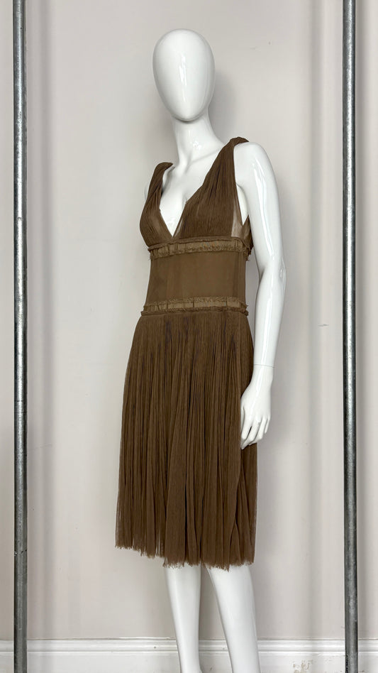 Lanvin S/S 2005 by Alber Elbaz grecian gathered dress
