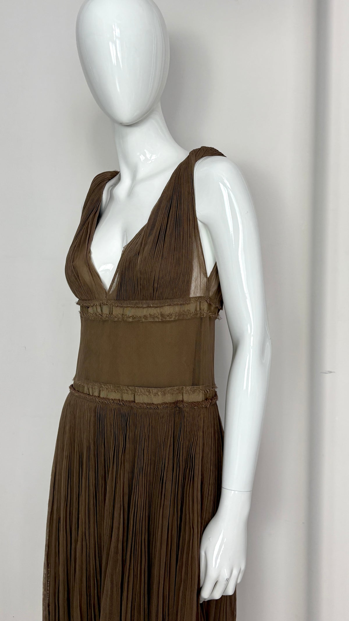 Lanvin S/S 2005 by Alber Elbaz grecian gathered dress