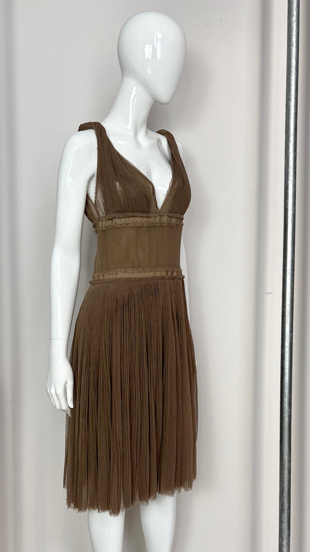 Lanvin S/S 2005 by Alber Elbaz grecian gathered dress