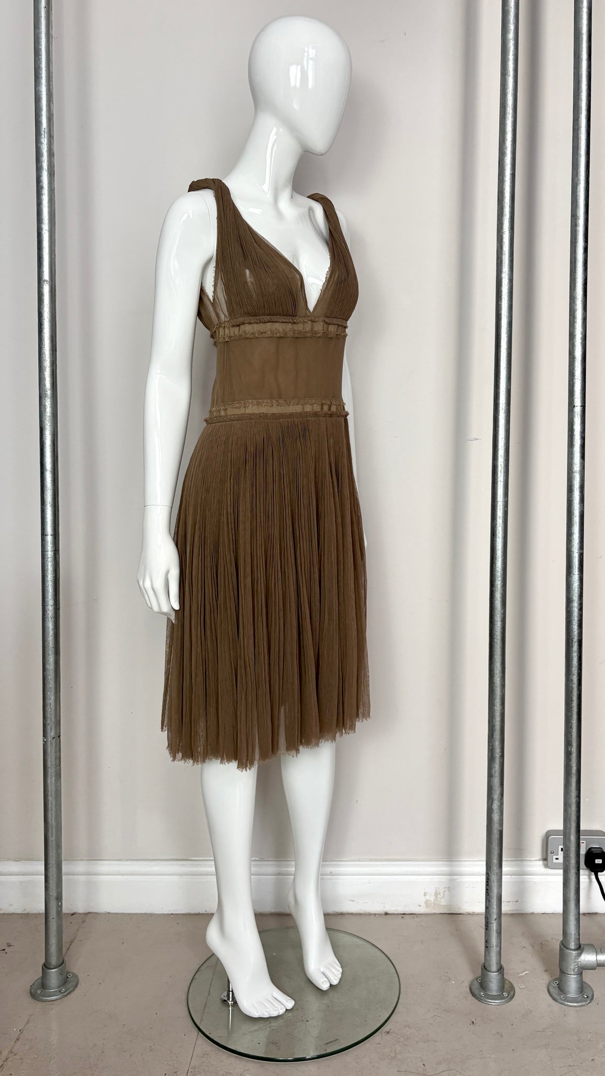Lanvin S/S 2005 by Alber Elbaz grecian gathered dress