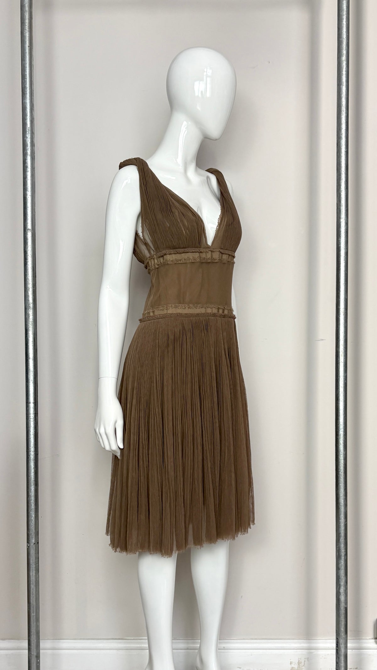 Lanvin S/S 2005 by Alber Elbaz grecian gathered dress