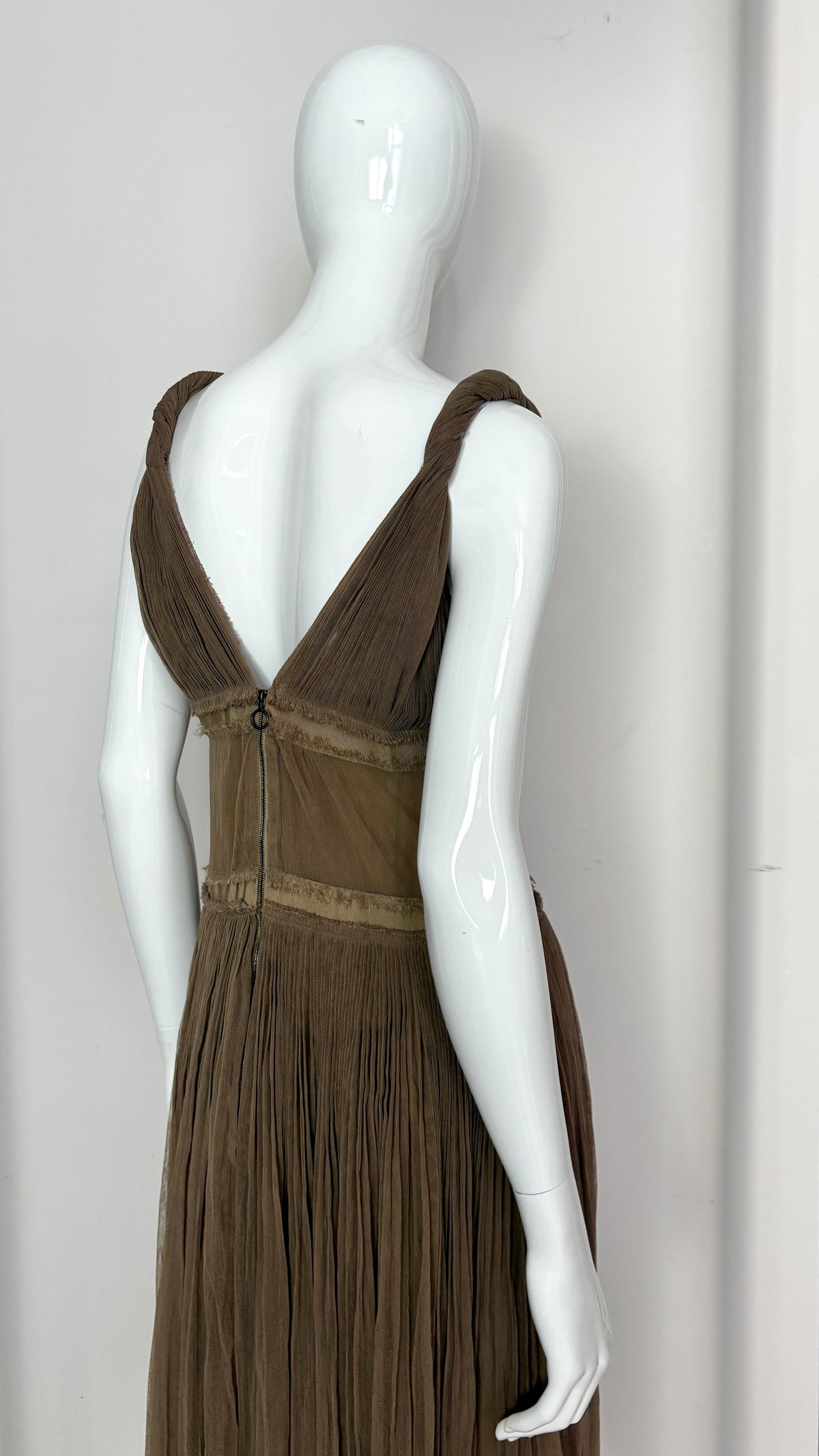 Lanvin S/S 2005 by Alber Elbaz grecian gathered dress