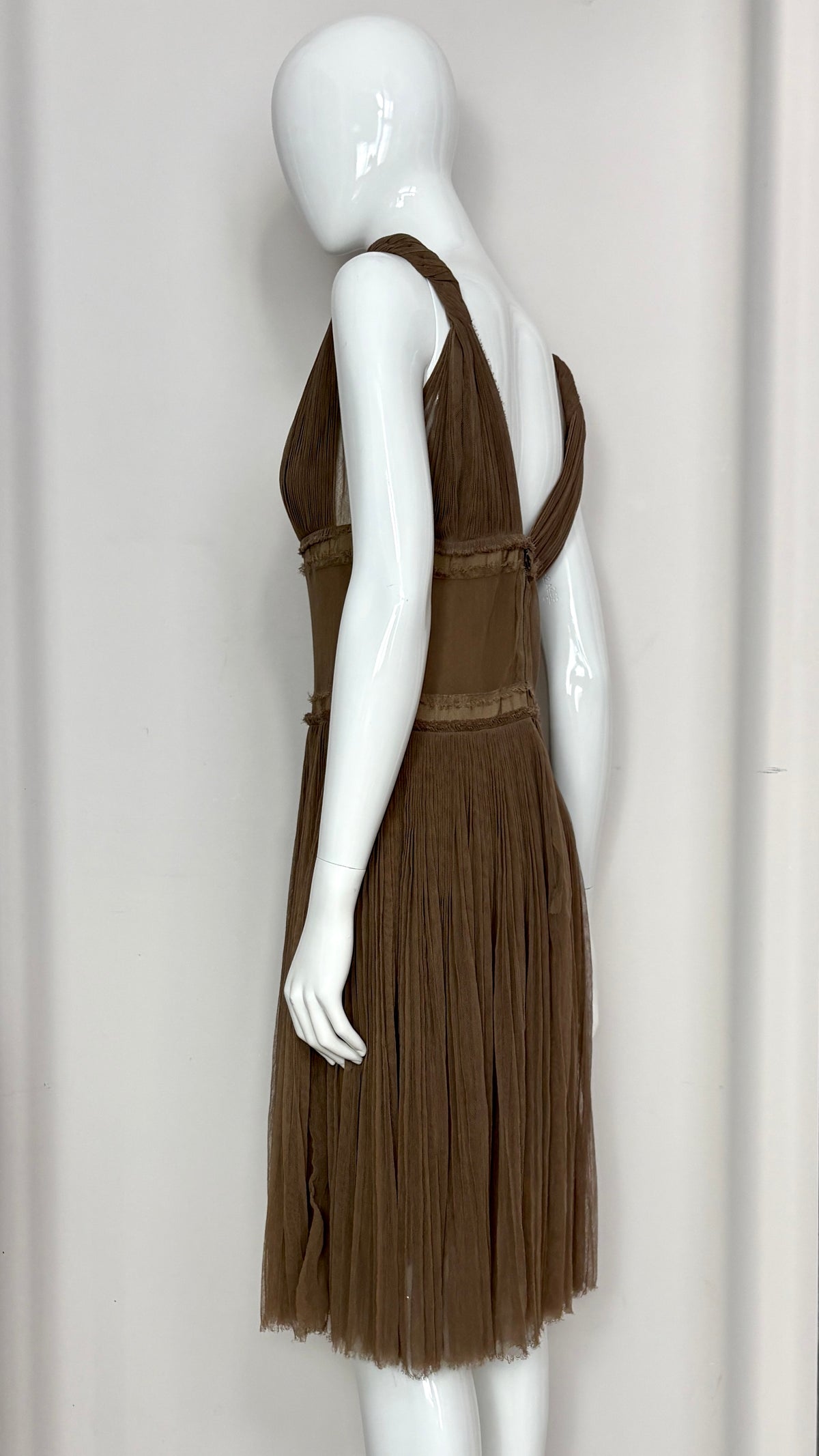 Lanvin S/S 2005 by Alber Elbaz grecian gathered dress