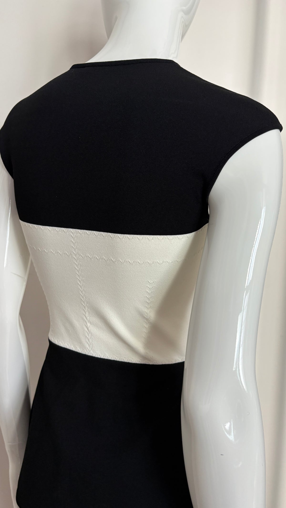 Alexander McQueen knitted peplum dress