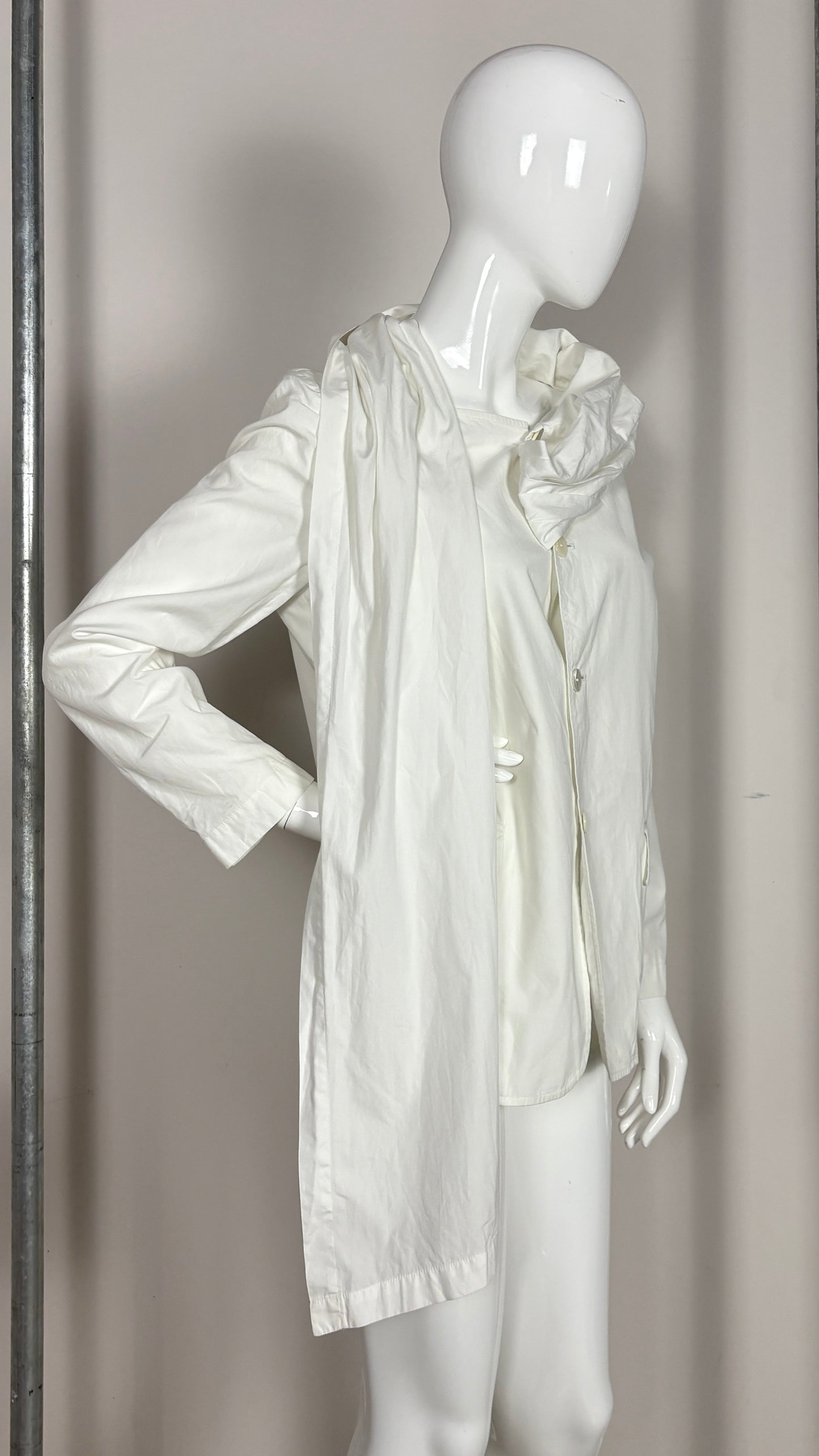 Comme des Garcons tricot jacket with wrap collar