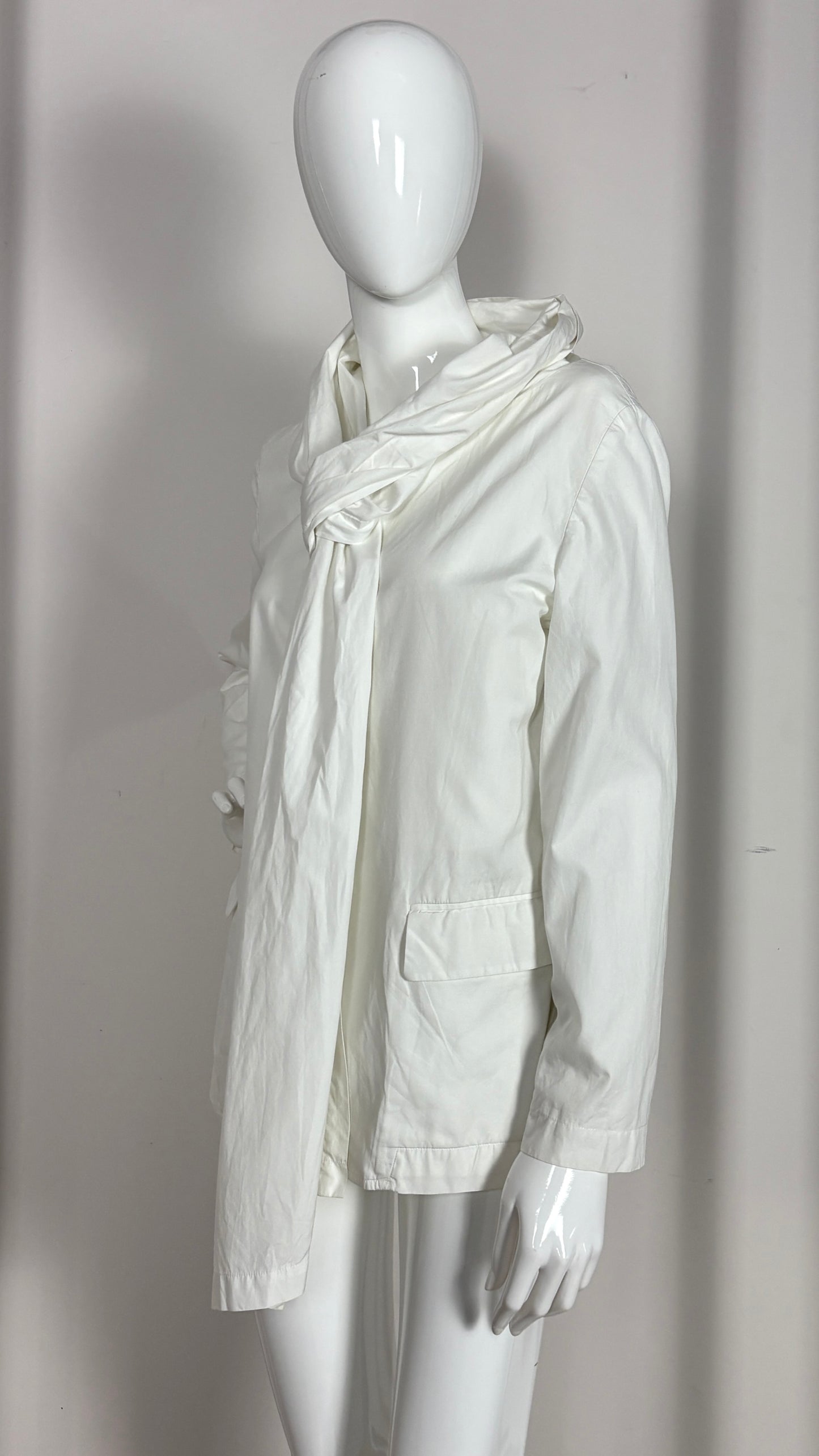 Comme des Garcons tricot jacket with wrap collar