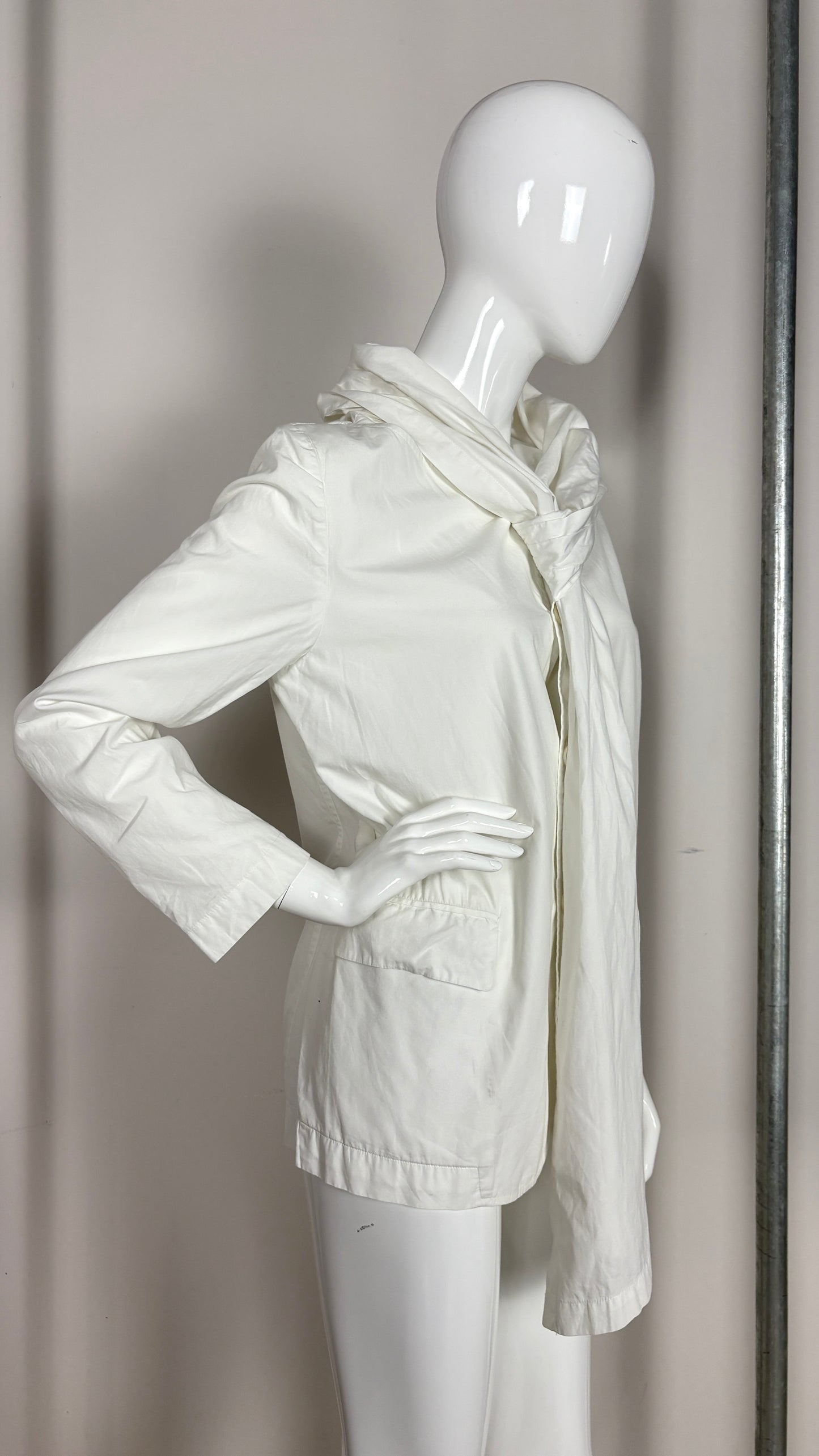 Comme des Garcons tricot jacket with wrap collar