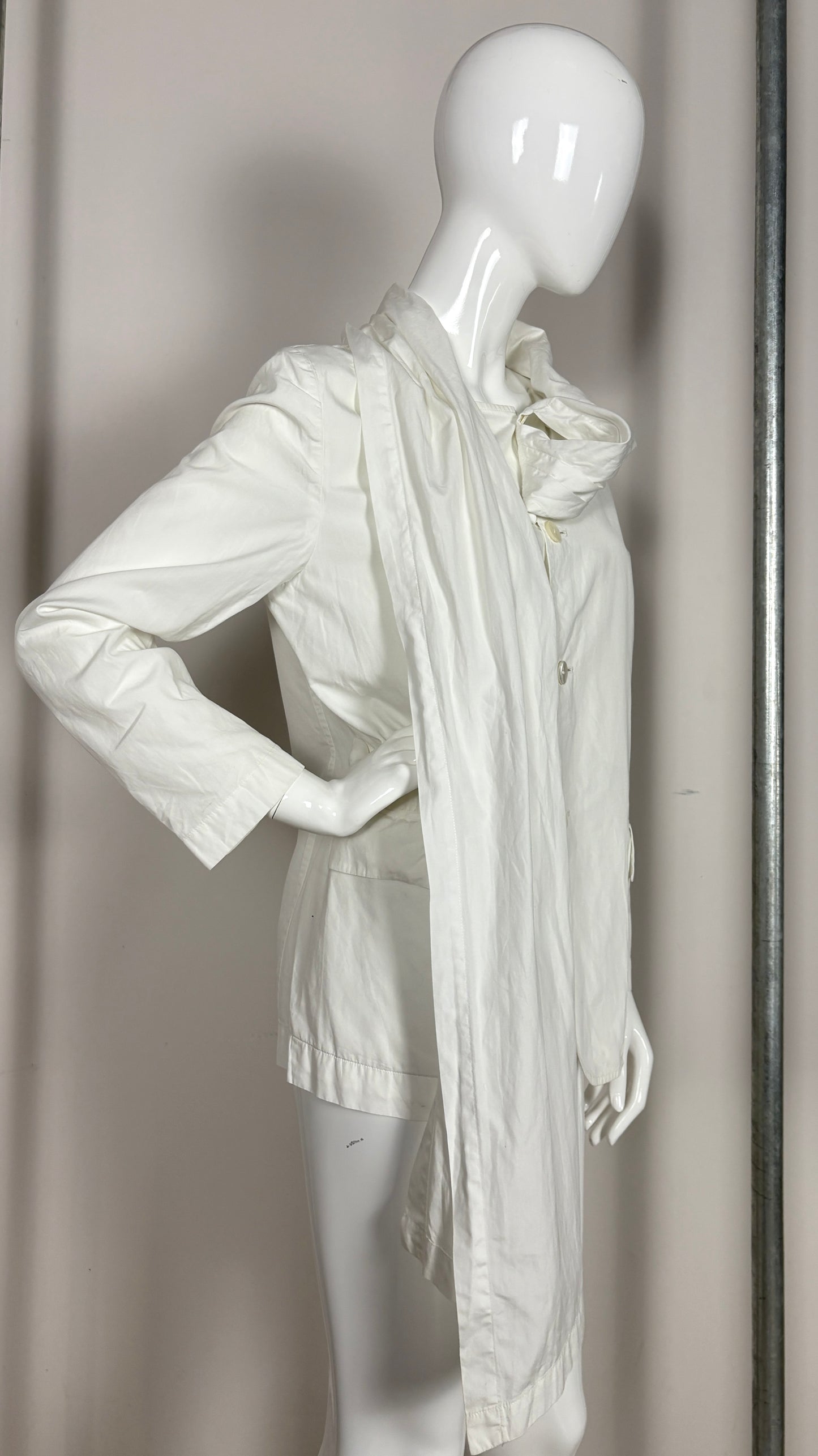Comme des Garcons tricot jacket with wrap collar