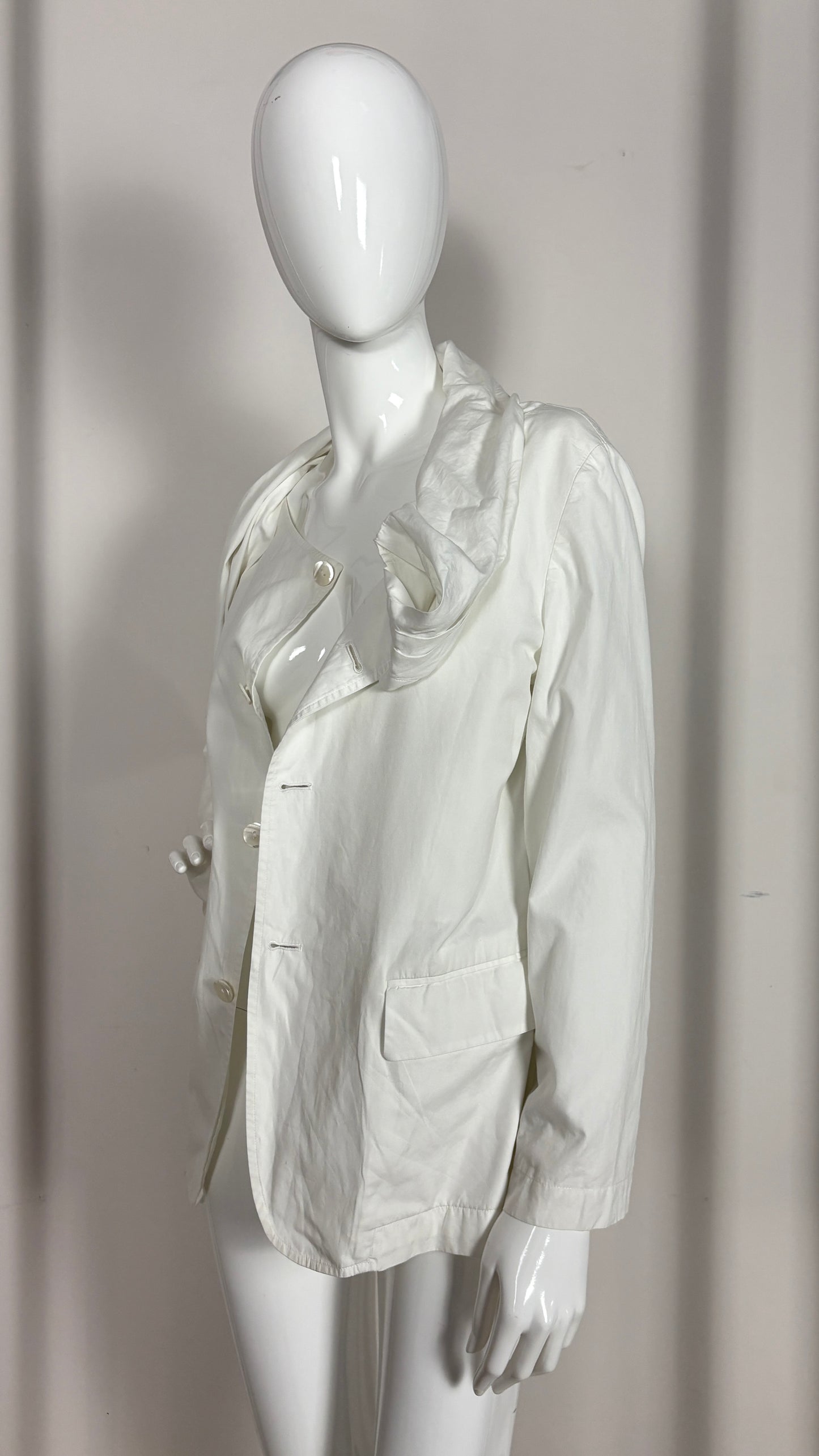 Comme des Garcons tricot jacket with wrap collar