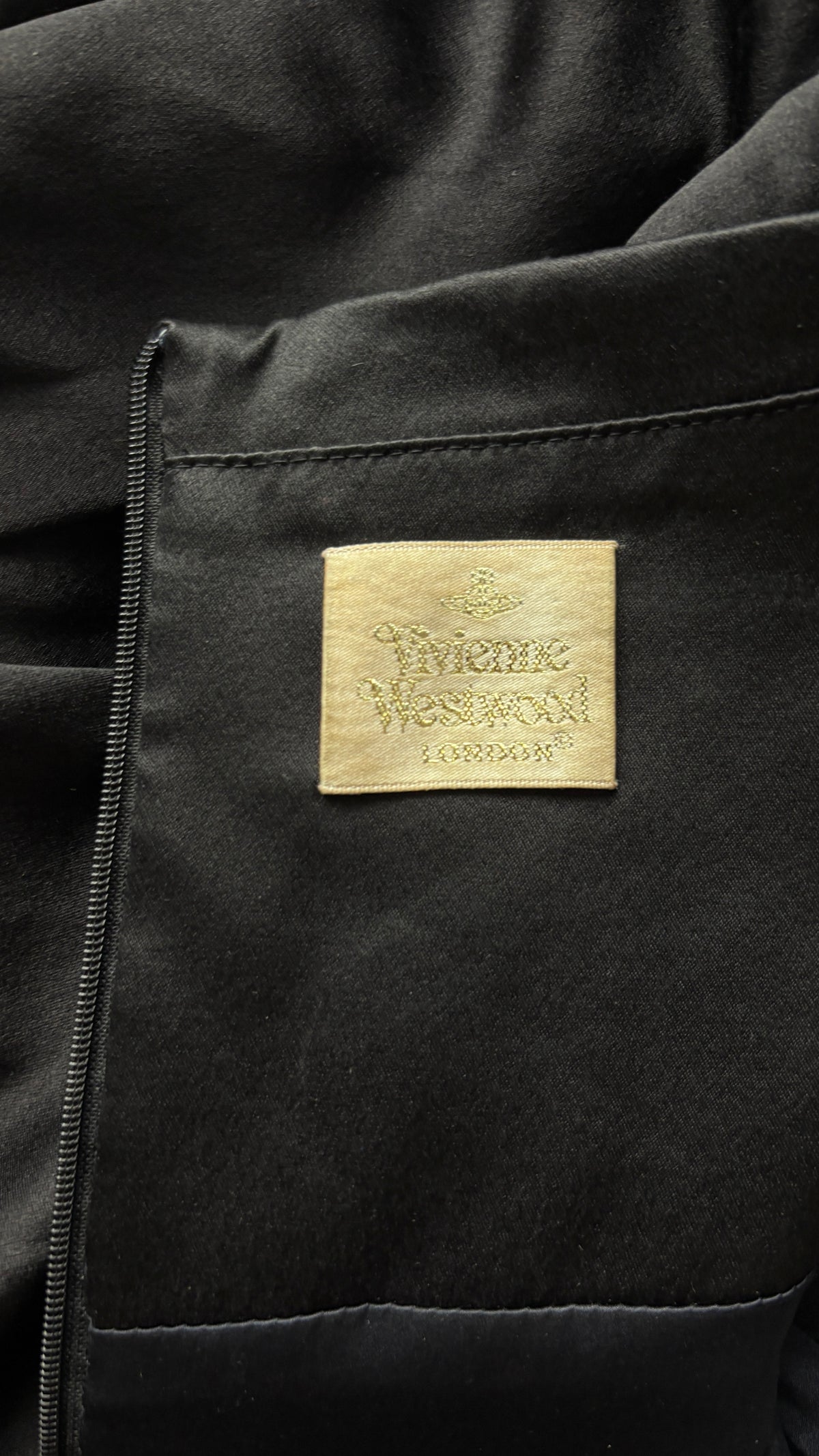 Vivienne Westwood gold label oversized satin dress