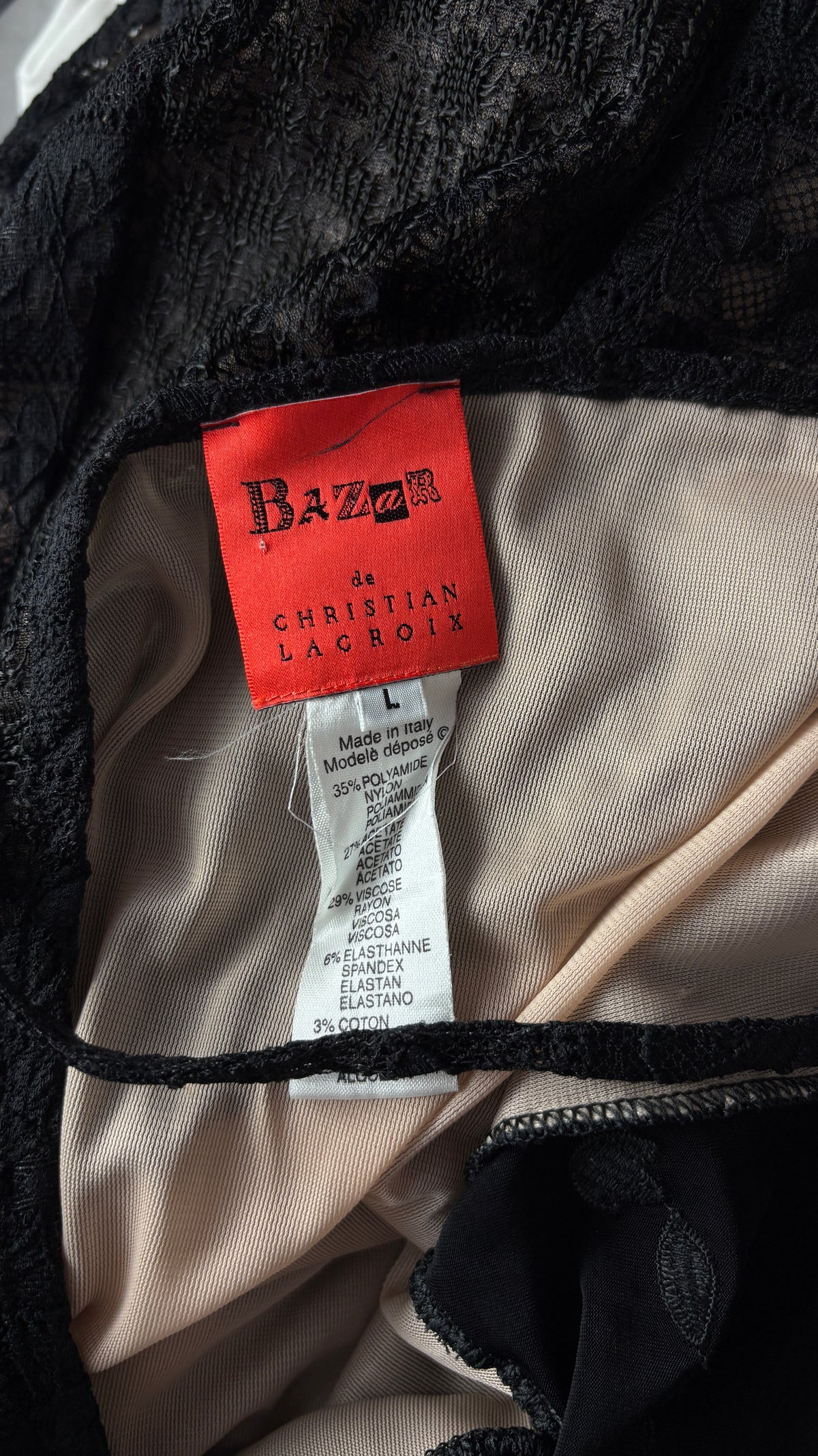 Christian Lacroix Bazar knit dress
