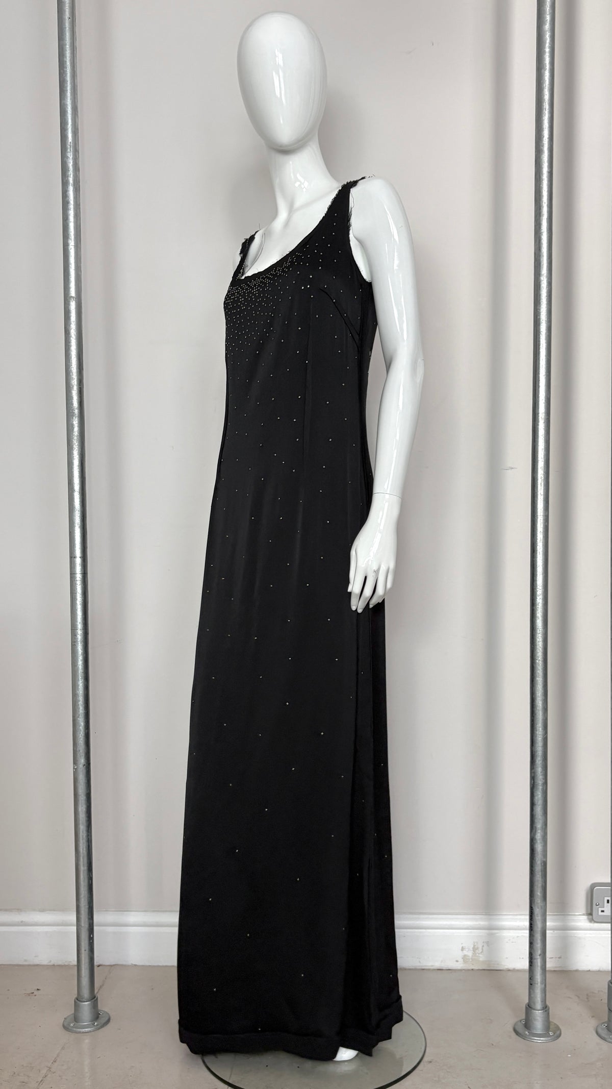 Margiela artisanal line inverted stud dress