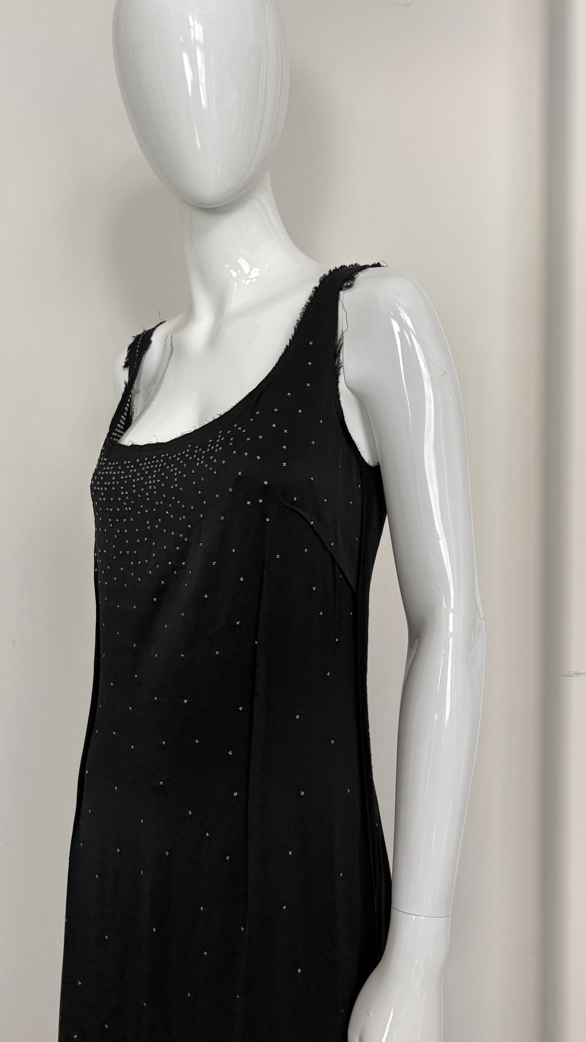 Margiela artisanal line inverted stud dress
