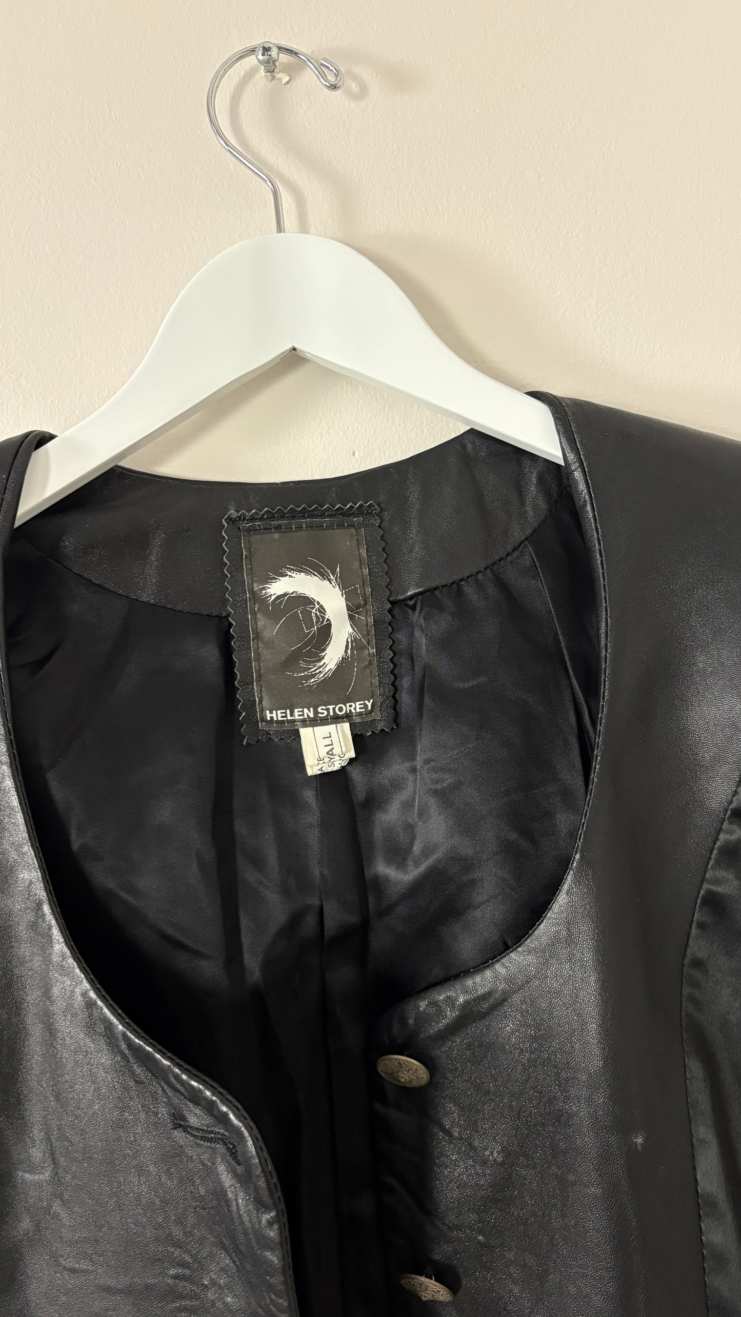 Helen Storey leather vest