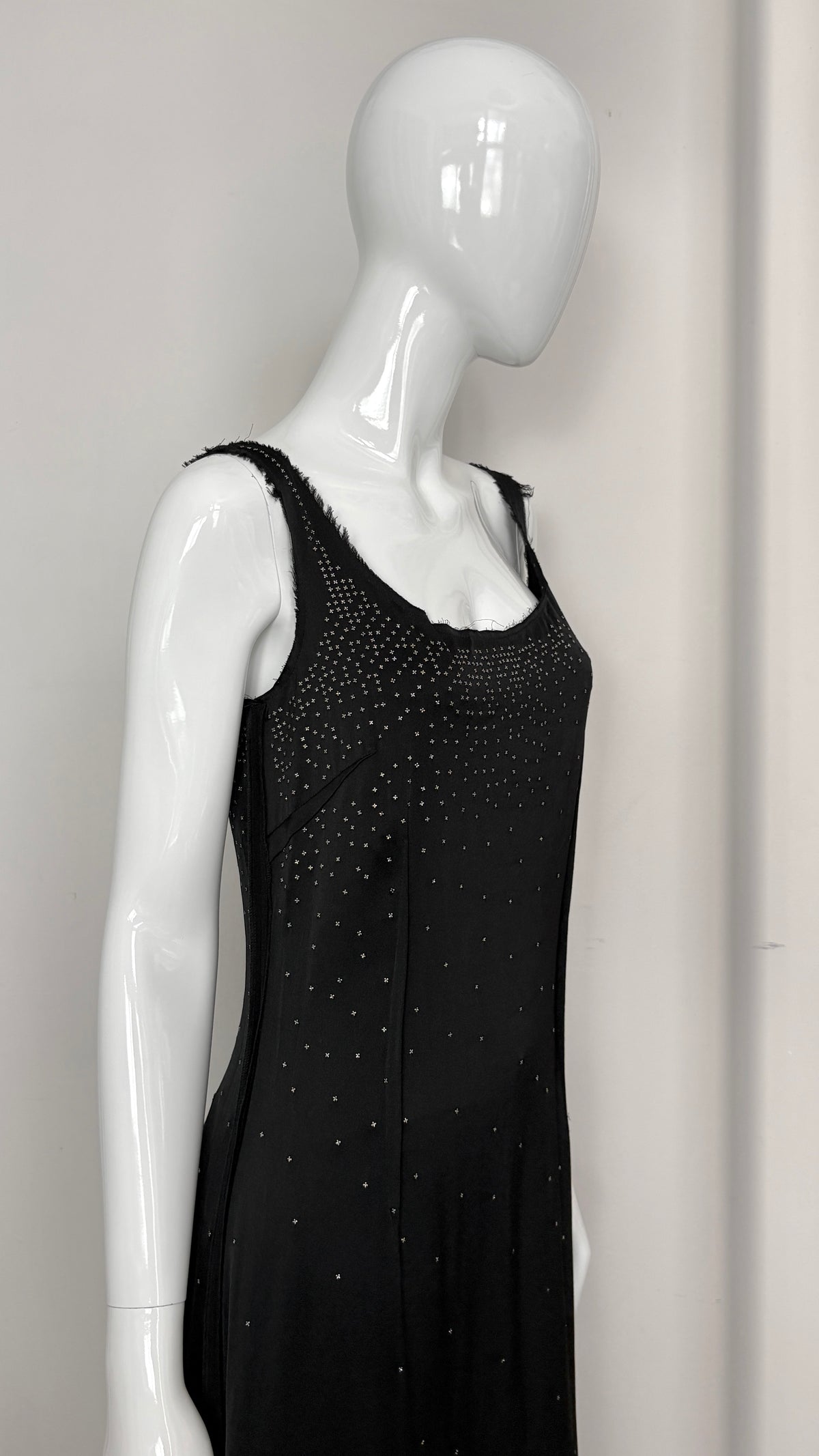 Margiela artisanal line inverted stud dress