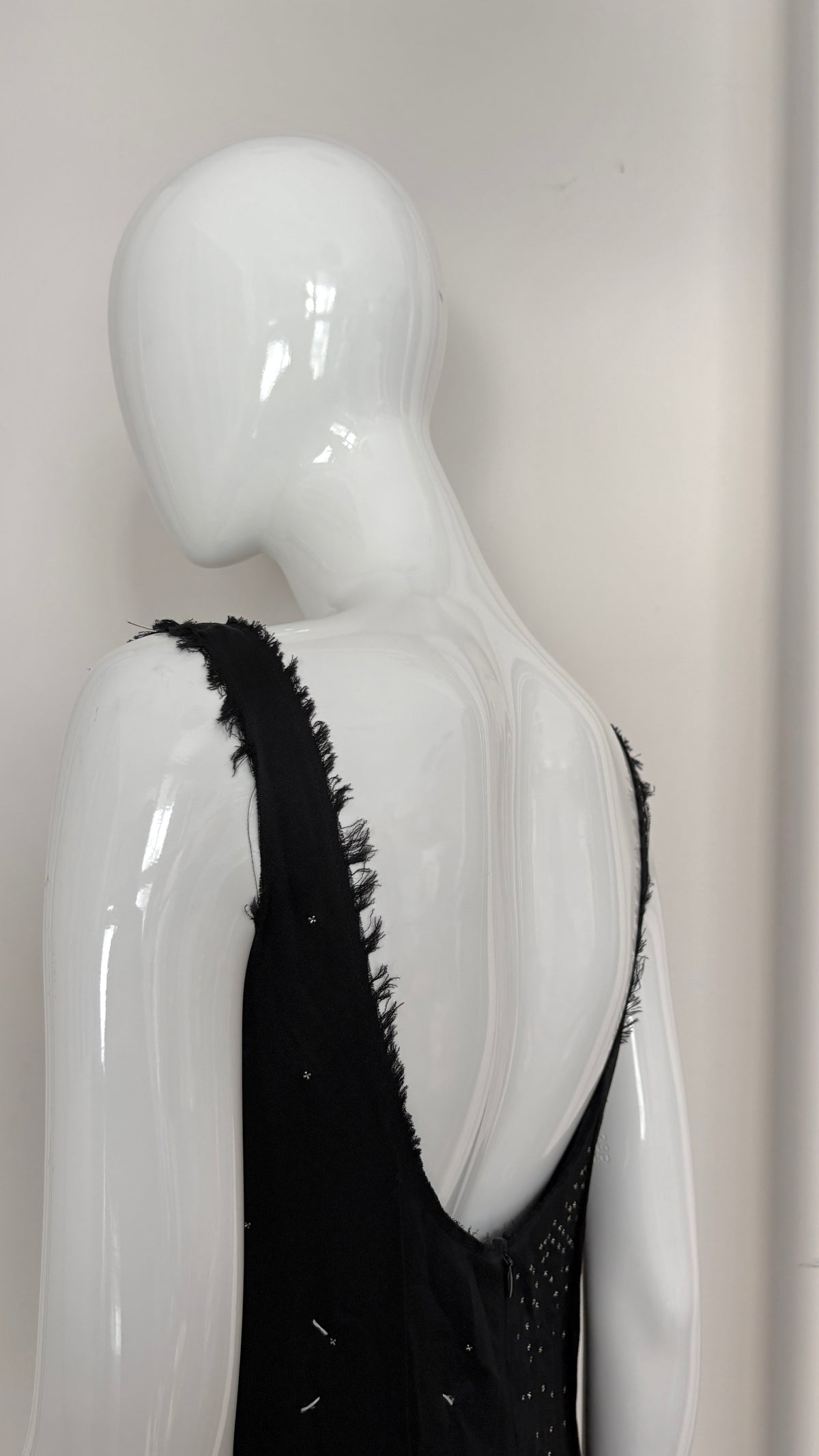 Margiela artisanal line inverted stud dress