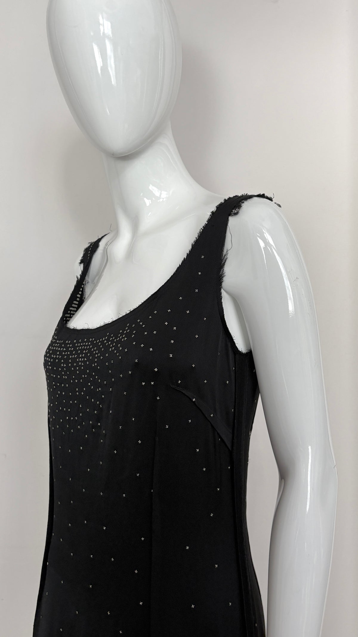 Margiela artisanal line inverted stud dress