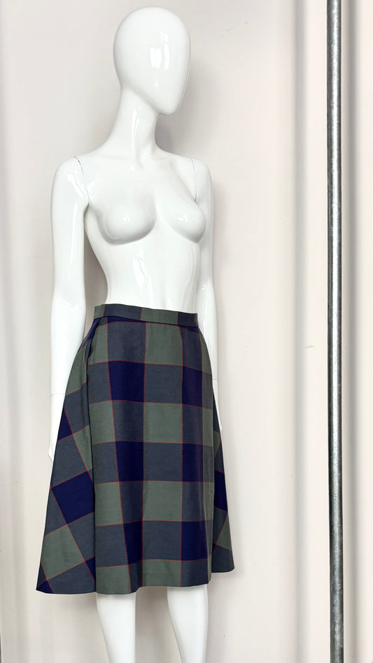 Vivienne Westwood gold label check skirt