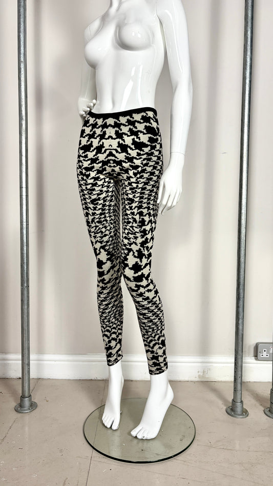 Alexander McQueen houndstooth leggings