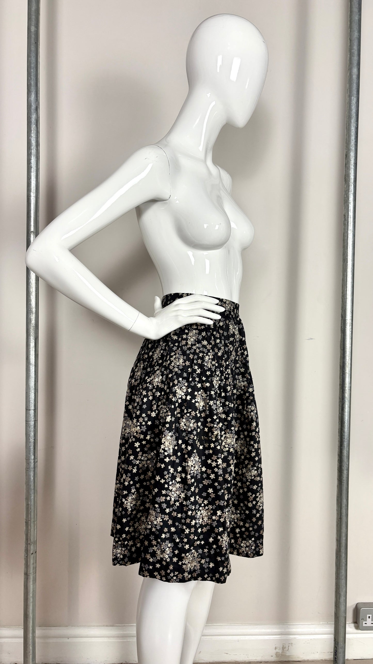 Yves Saint Laurent floral skirt