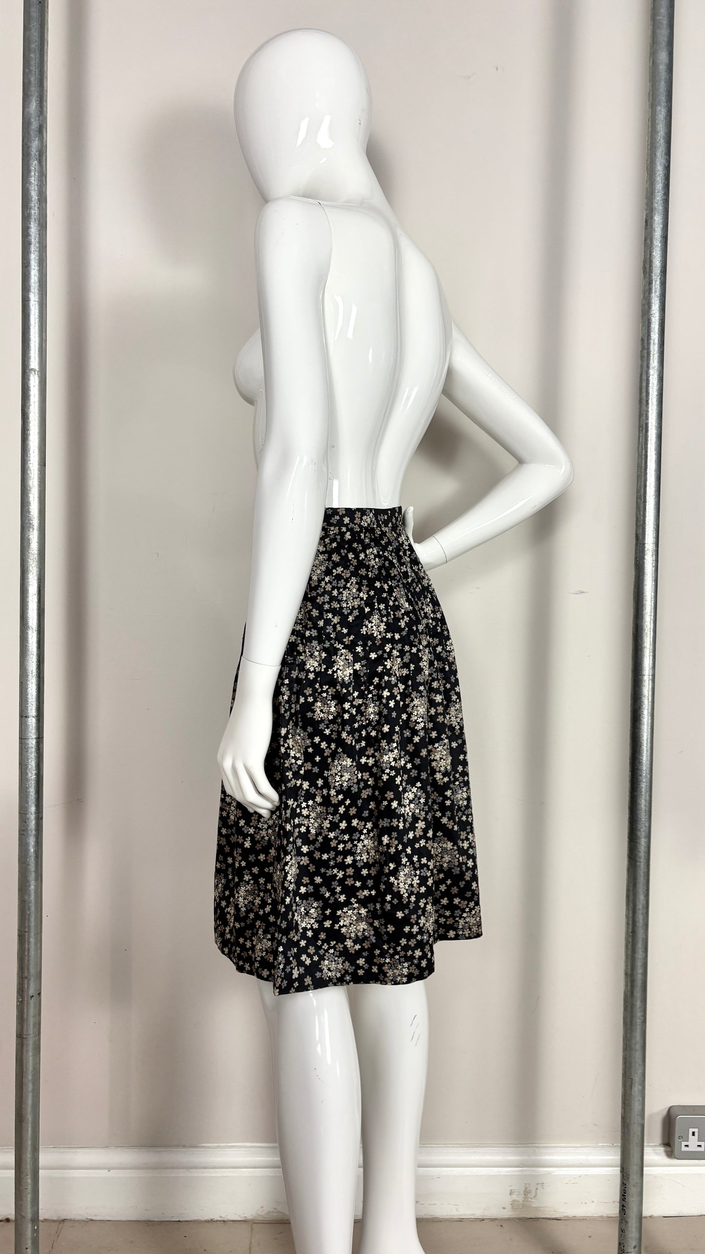 Yves Saint Laurent floral skirt