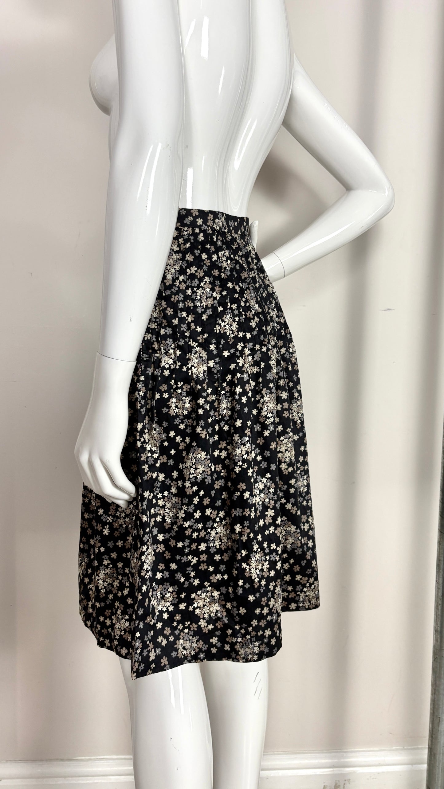 Yves Saint Laurent floral skirt
