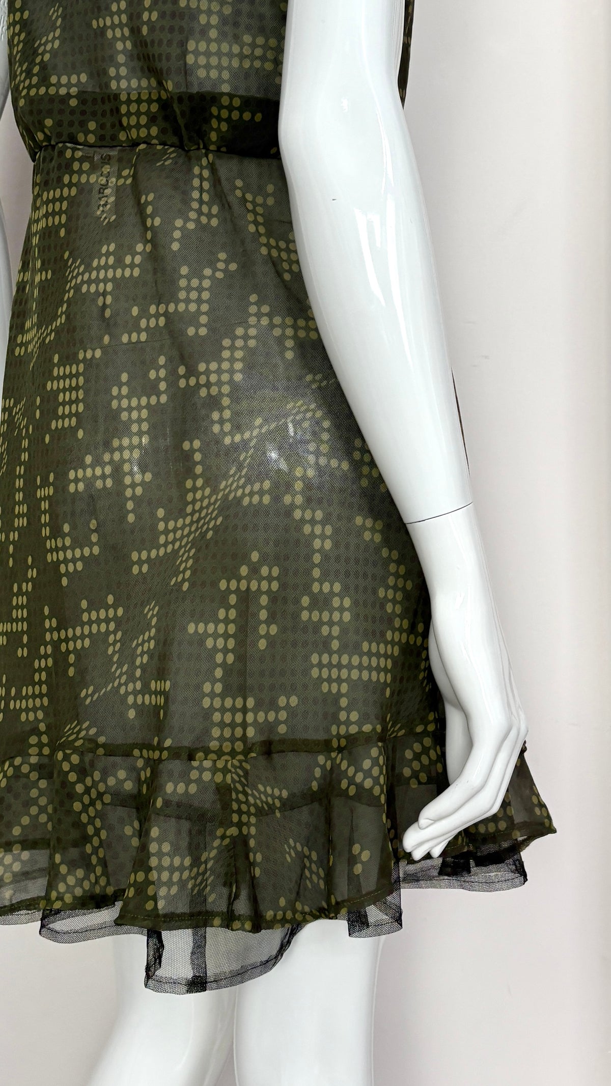 Comme des Garcons S/S 2001 sheer optical dress