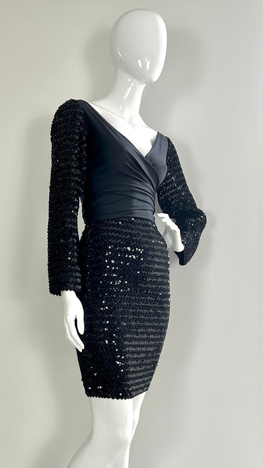 Junior Gaultier sequin two piece sequin dress