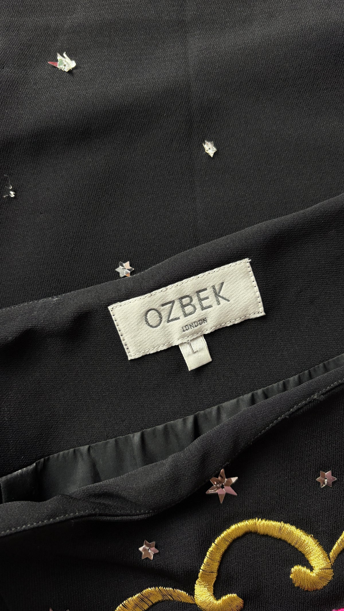 Rifat Ozbek A/W 1988/89 sequin embroidered suit