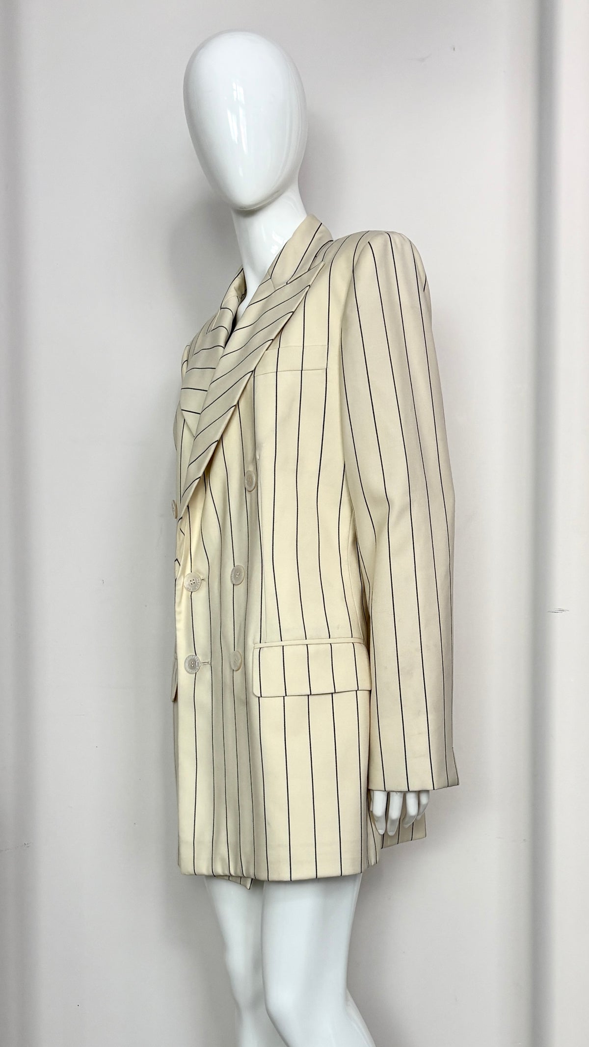 Scherrer Couture tailored pinstripe jacket