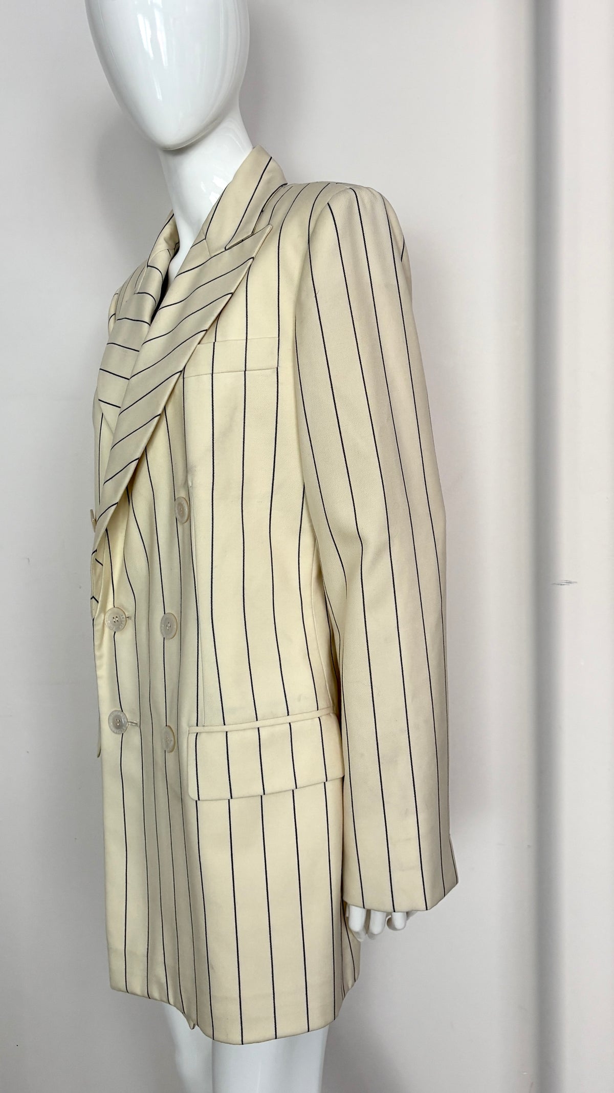 Scherrer Couture tailored pinstripe jacket