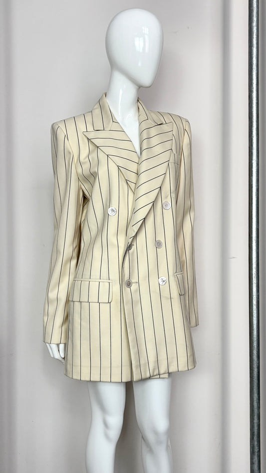 Scherrer Couture tailored pinstripe jacket