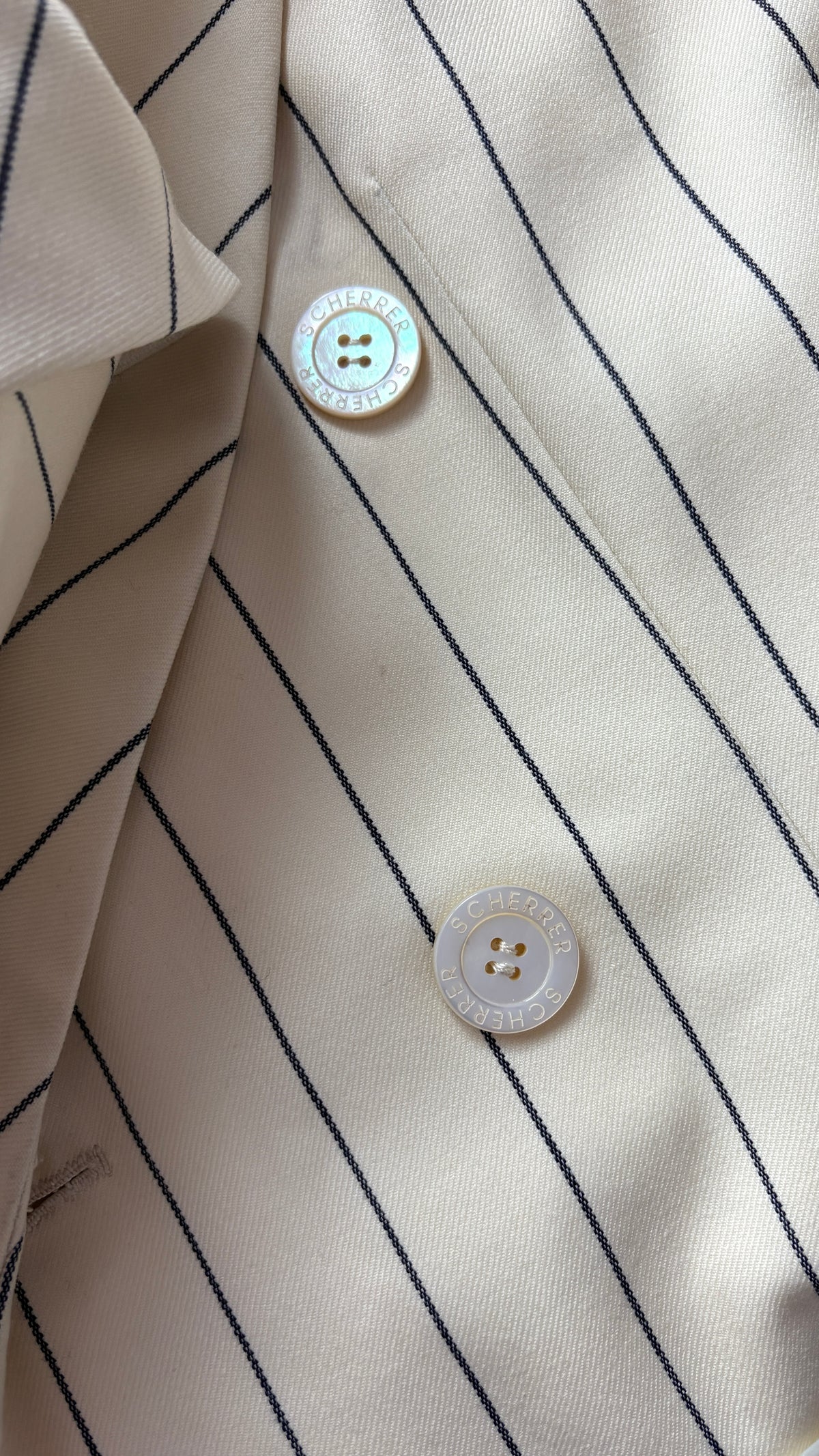 Scherrer Couture tailored pinstripe jacket