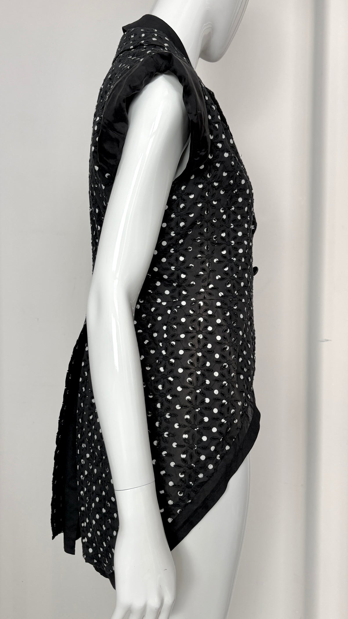 Comme des Garcons double layer polkadot jacket