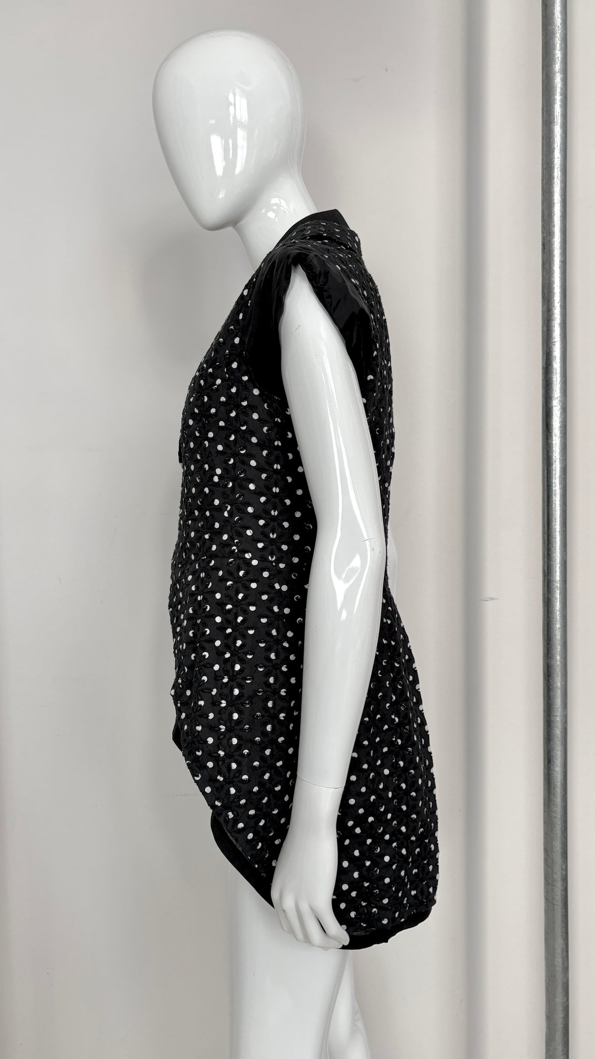Comme des Garcons double layer polkadot jacket