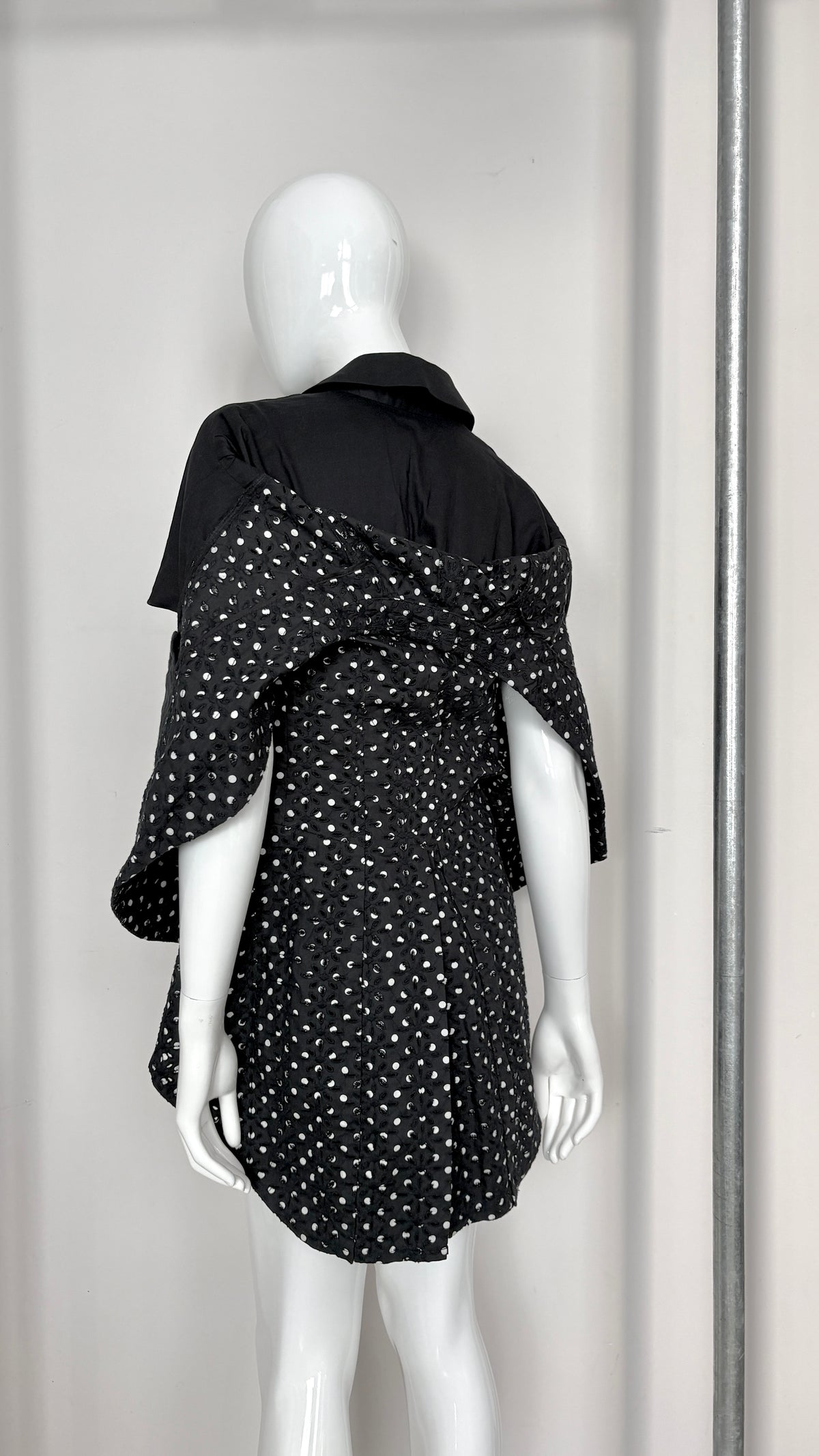 Comme des Garcons double layer polkadot jacket