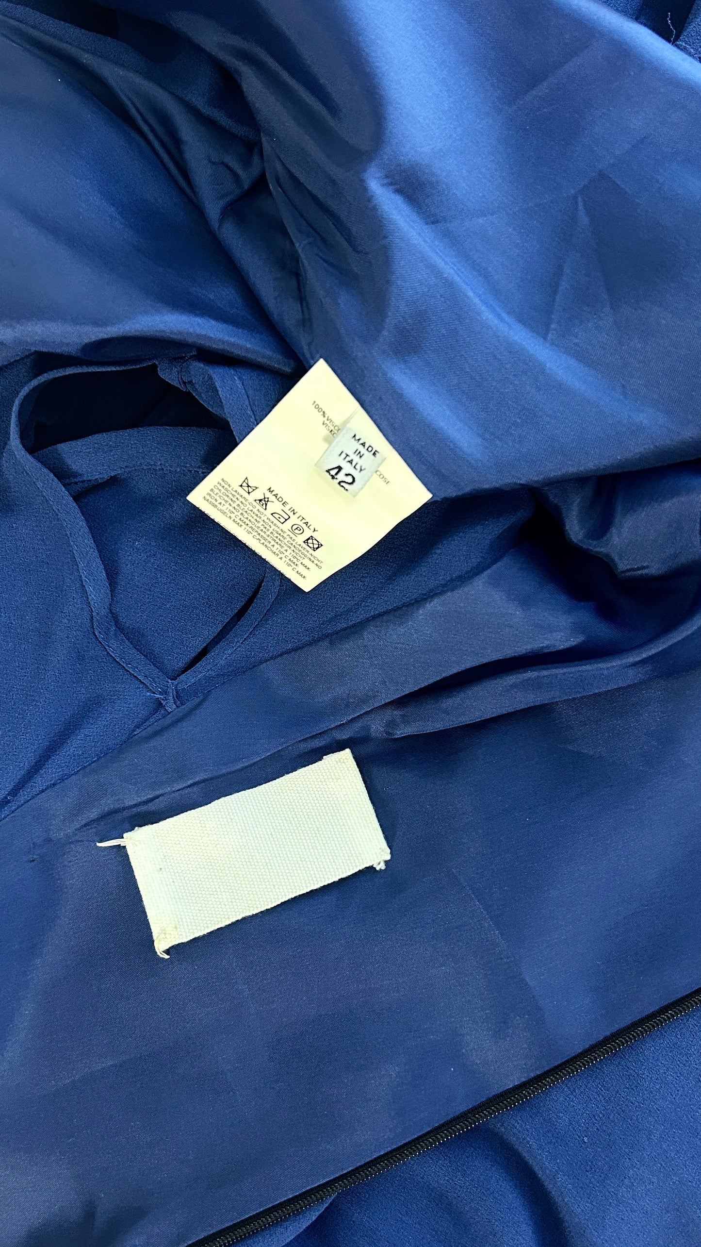 Margiela draped seam dress
