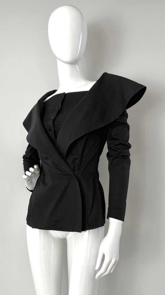 Claude Montana jacket with exaggerated collar