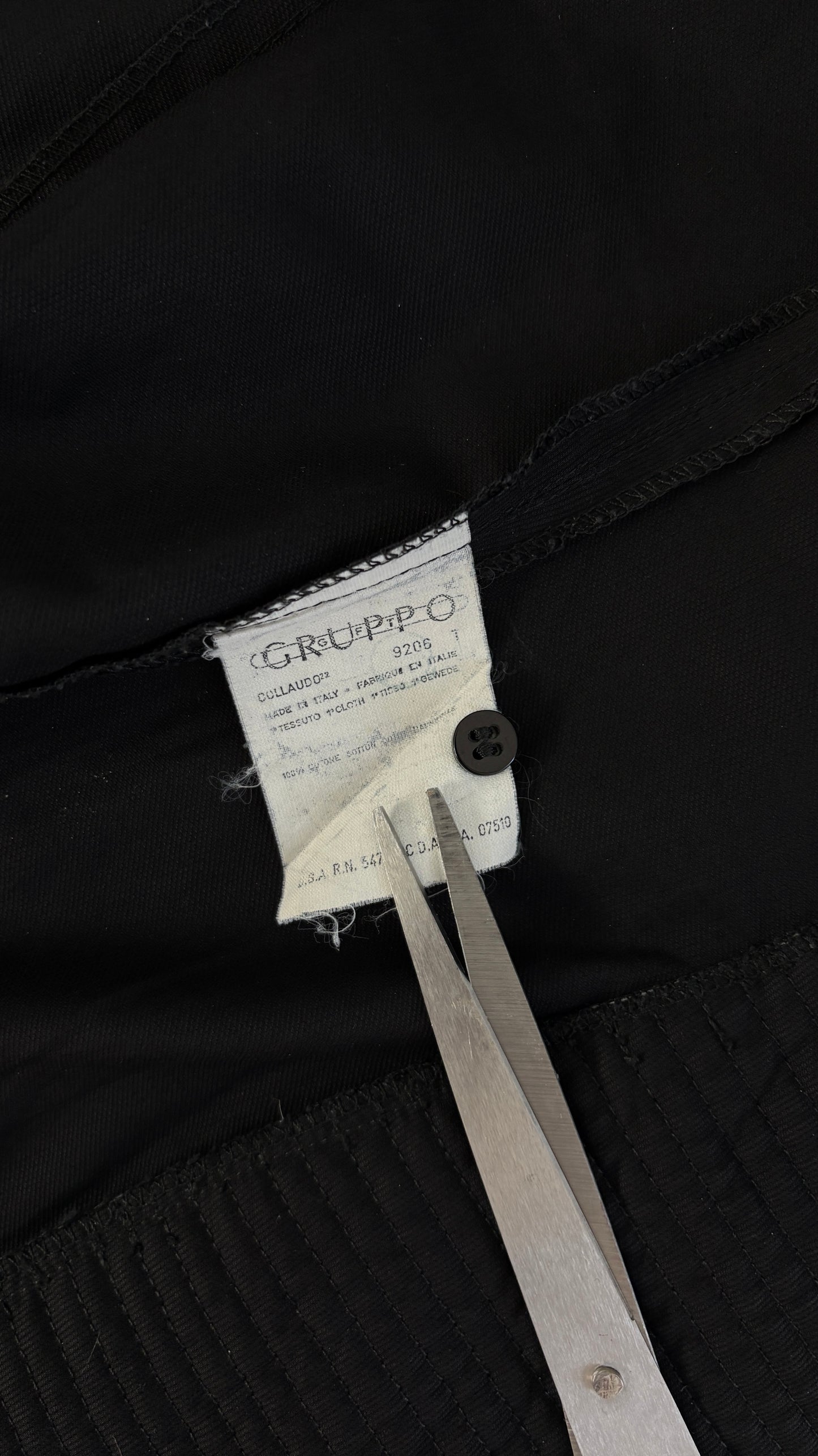 Claude Montana jacket with exaggerated collar