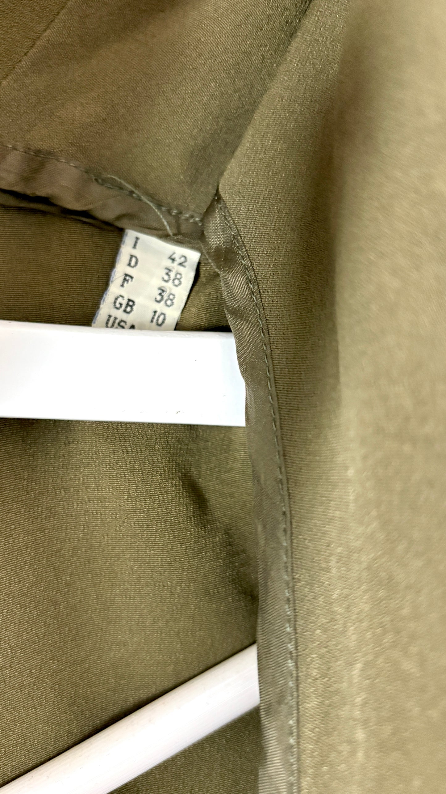 Ozbek forest green jacket with pocket tassles