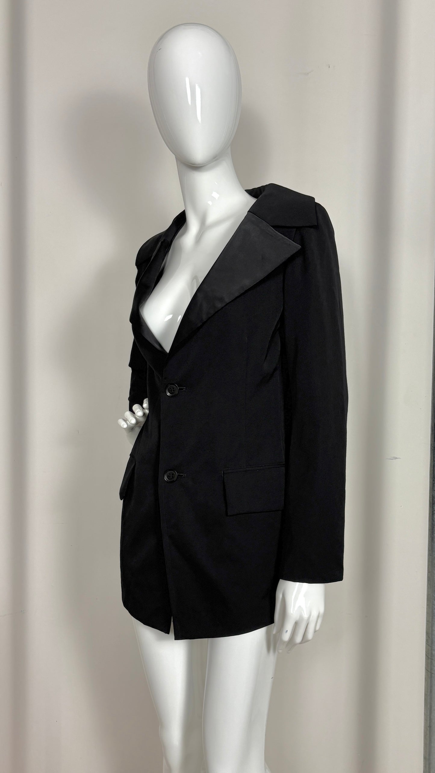 Yohji Yamamoto Y's jacket with satin lapel