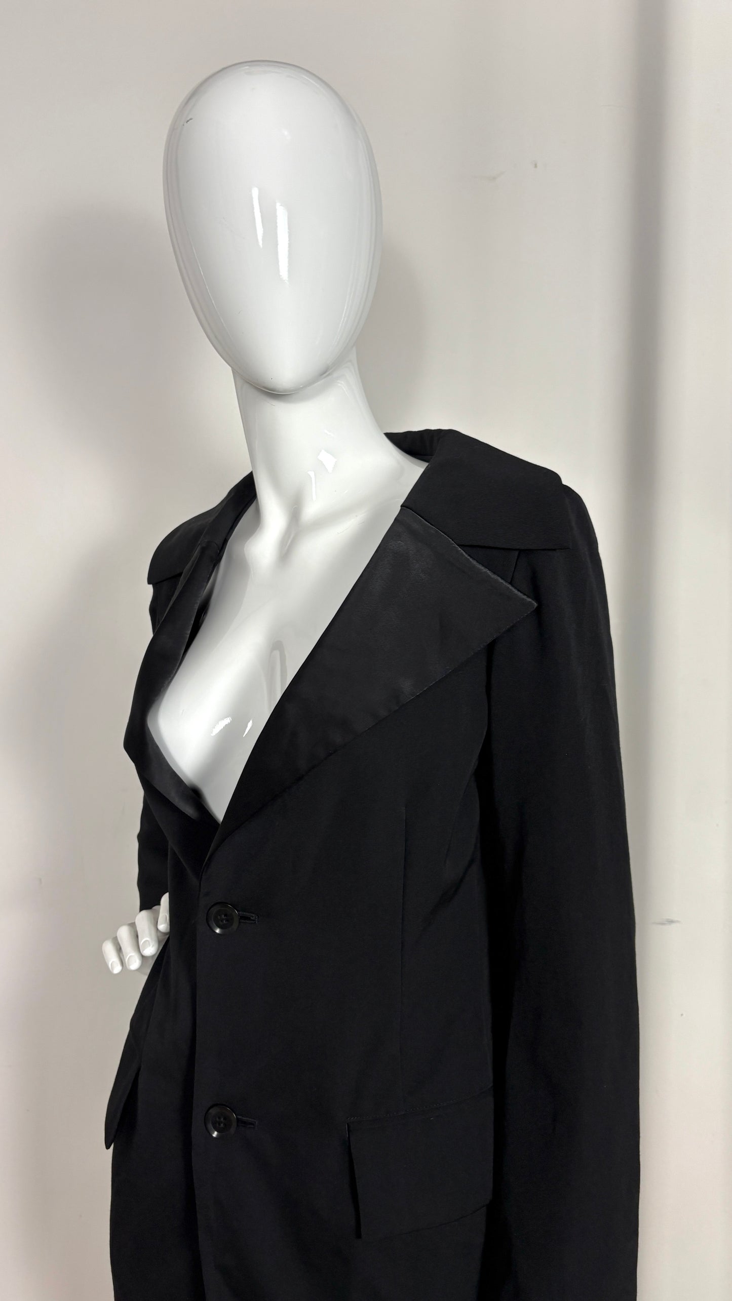 Yohji Yamamoto Y's jacket with satin lapel
