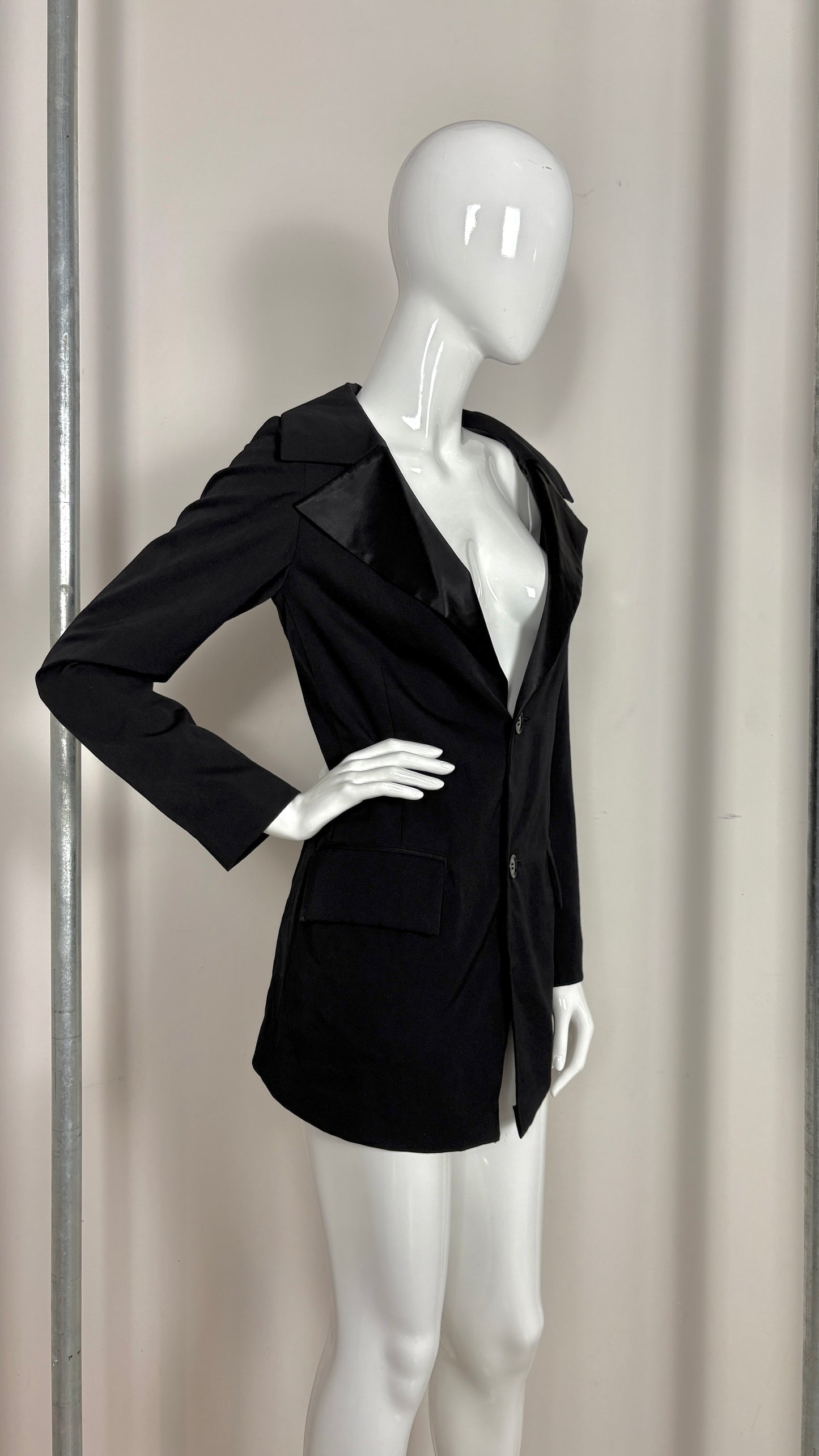 Yohji Yamamoto Y's jacket with satin lapel