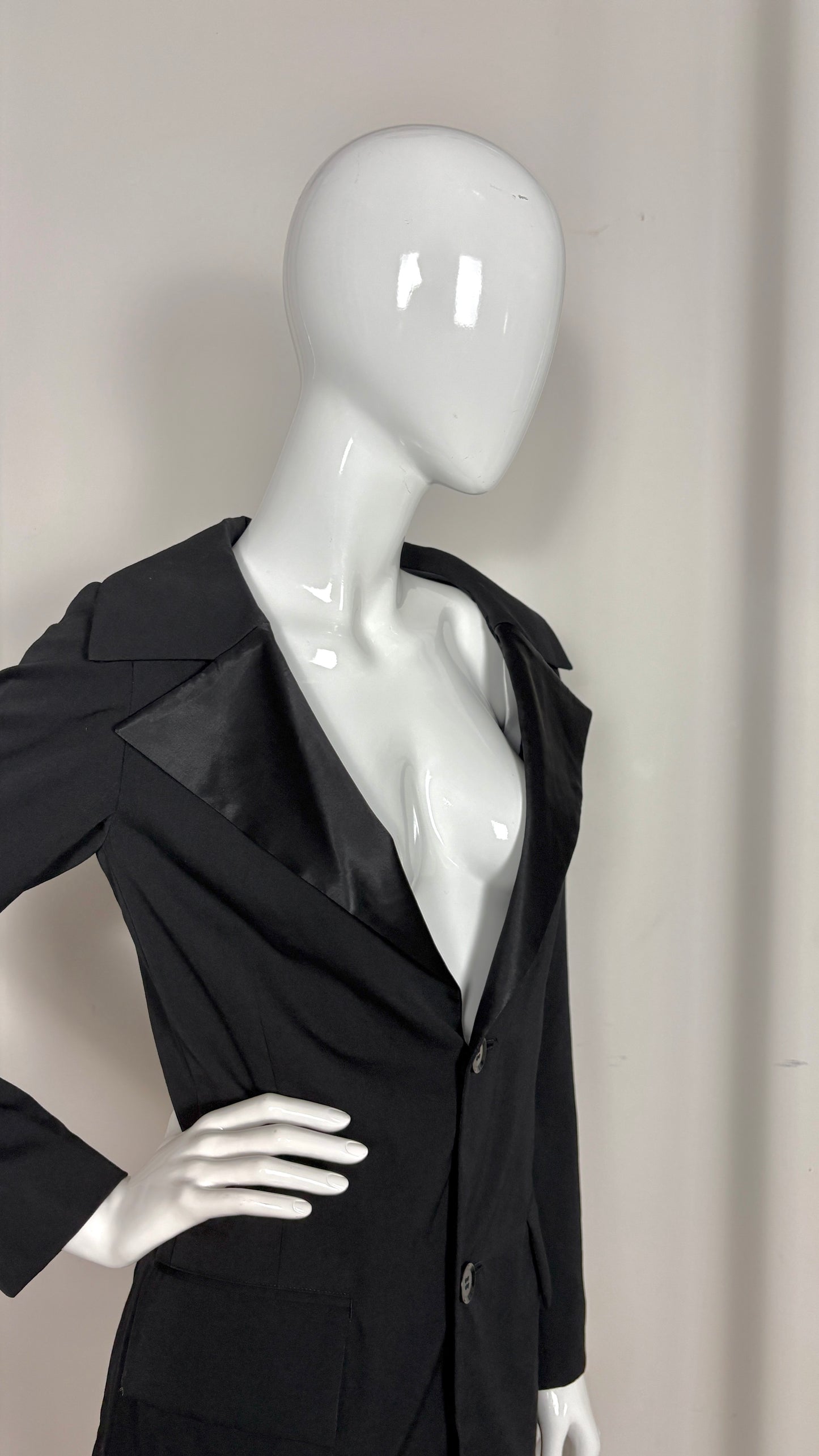 Yohji Yamamoto Y's jacket with satin lapel