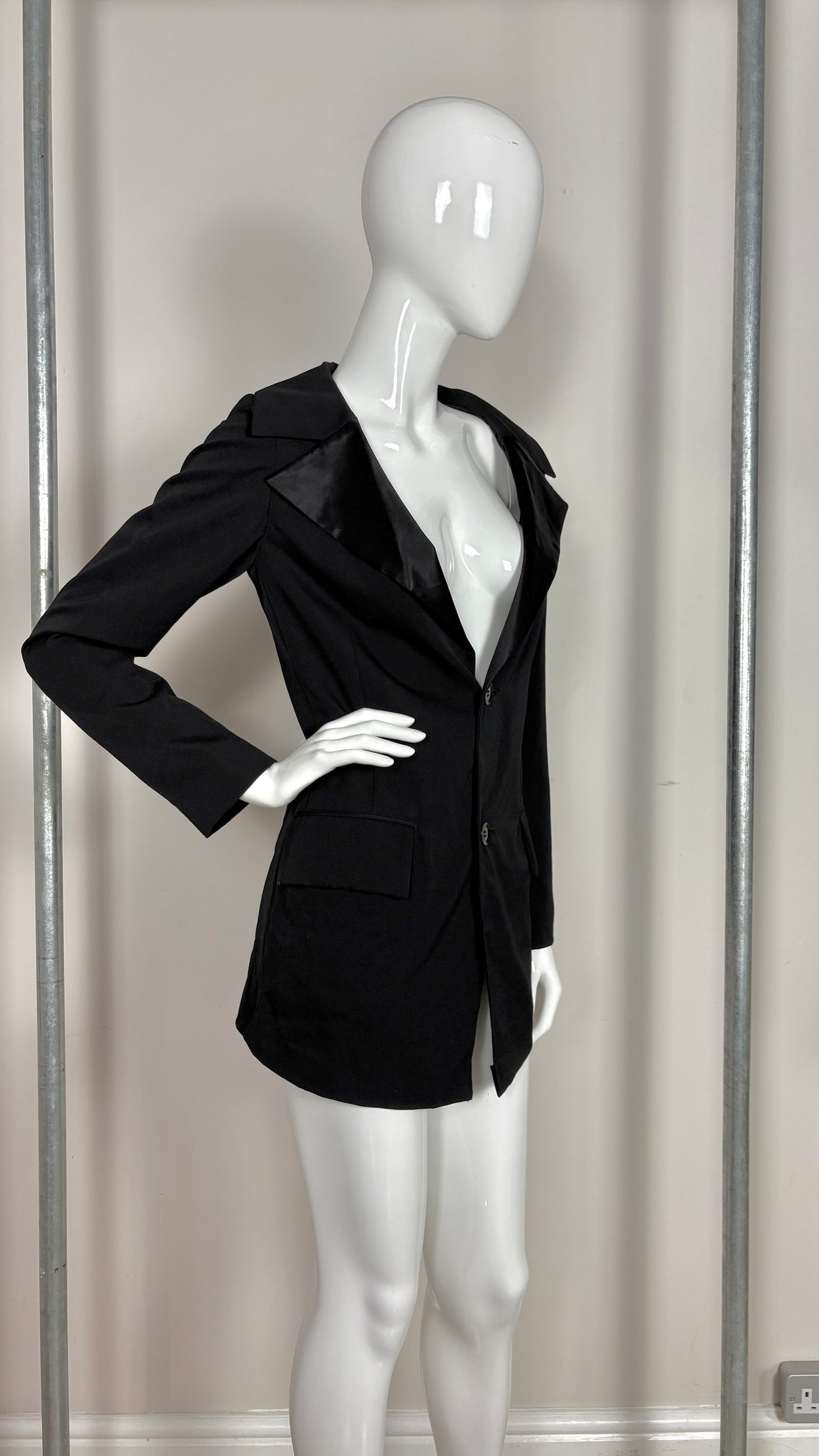 Yohji Yamamoto Y's jacket with satin lapel