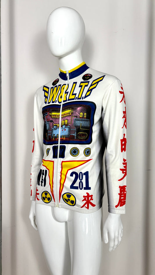 Walter Van Beirendonck 90's graphic print cycling top