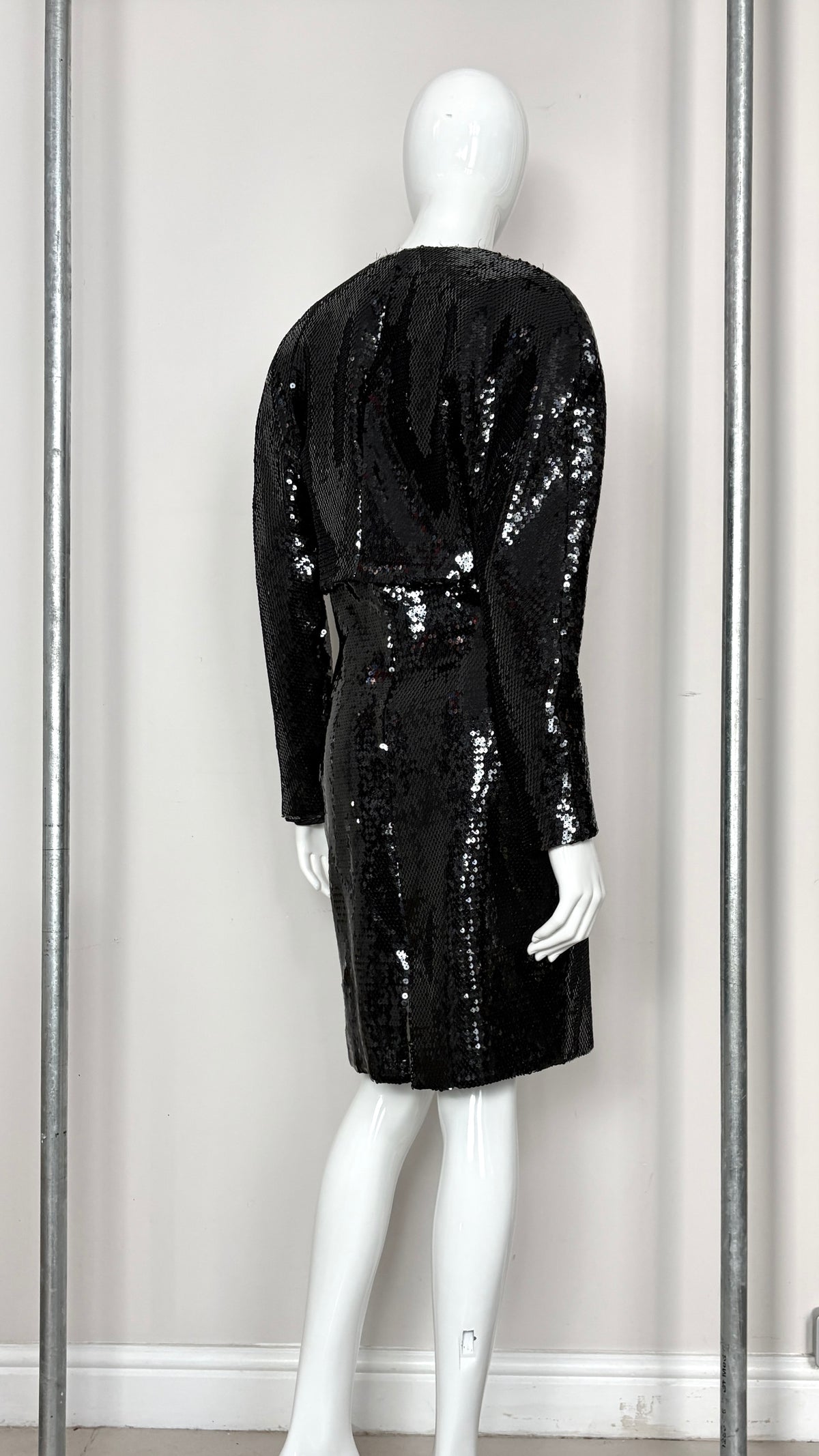 Stephen Sprouse 1998 asymmetric sequin suit