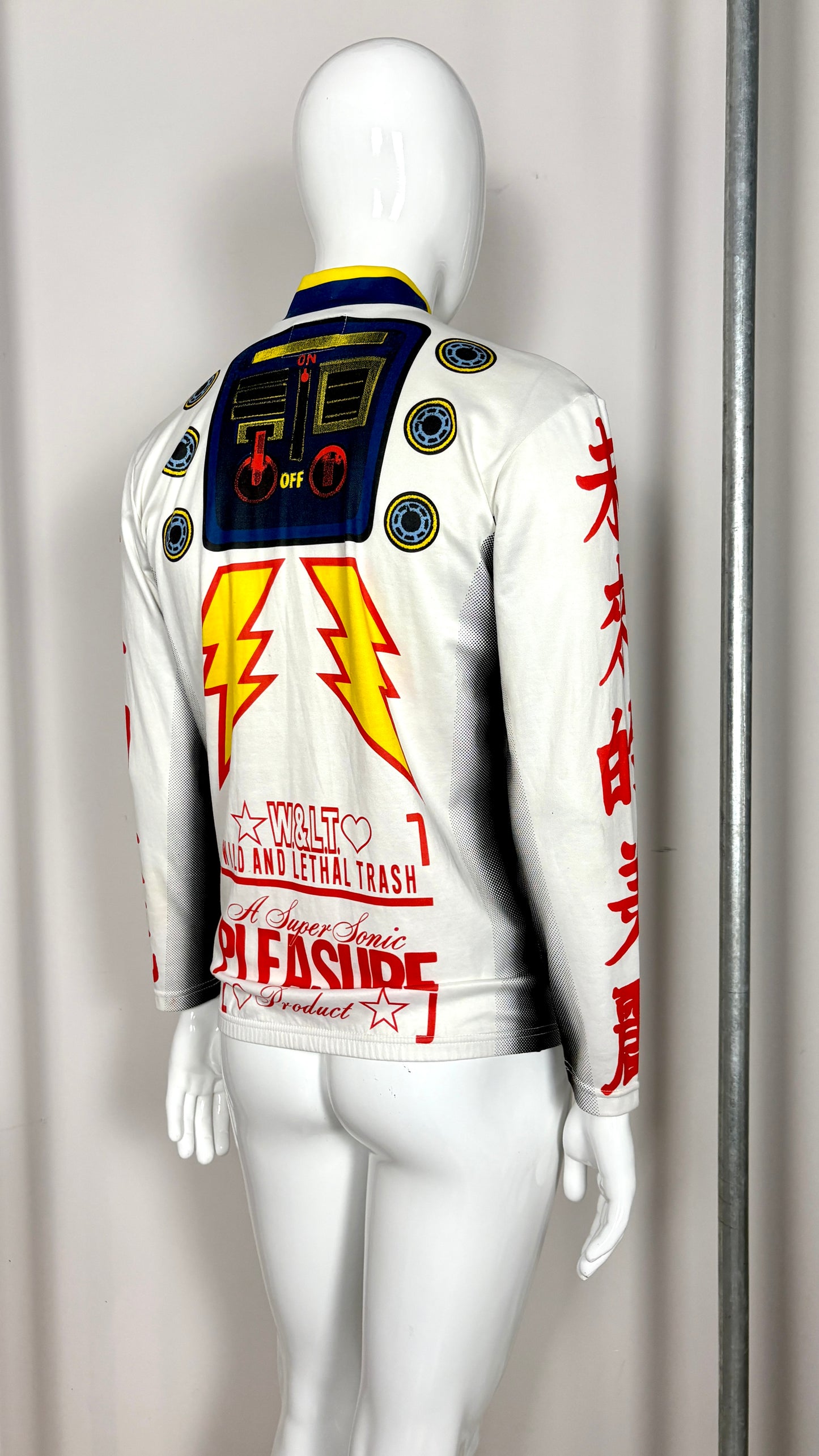 Walter Van Beirendonck 90's graphic print cycling top