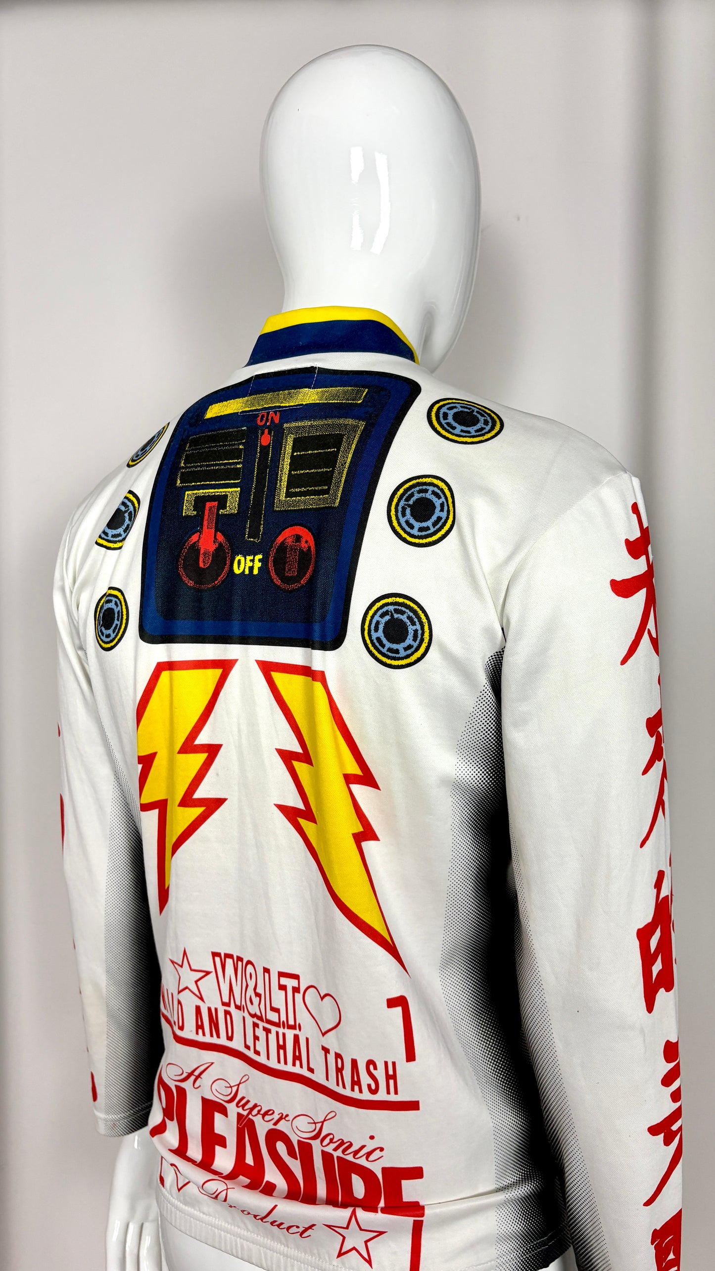 Walter Van Beirendonck 90's graphic print cycling top